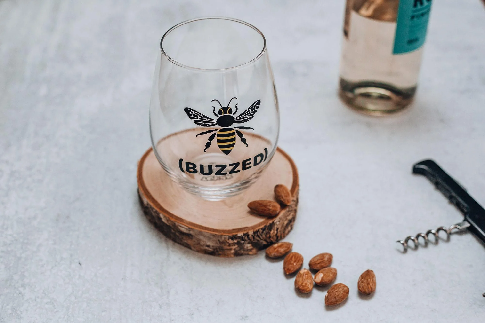 Bumble Bee "Buzzed" Oversized Stemless Wine Glass | Holds 20 Ounces - Image 5