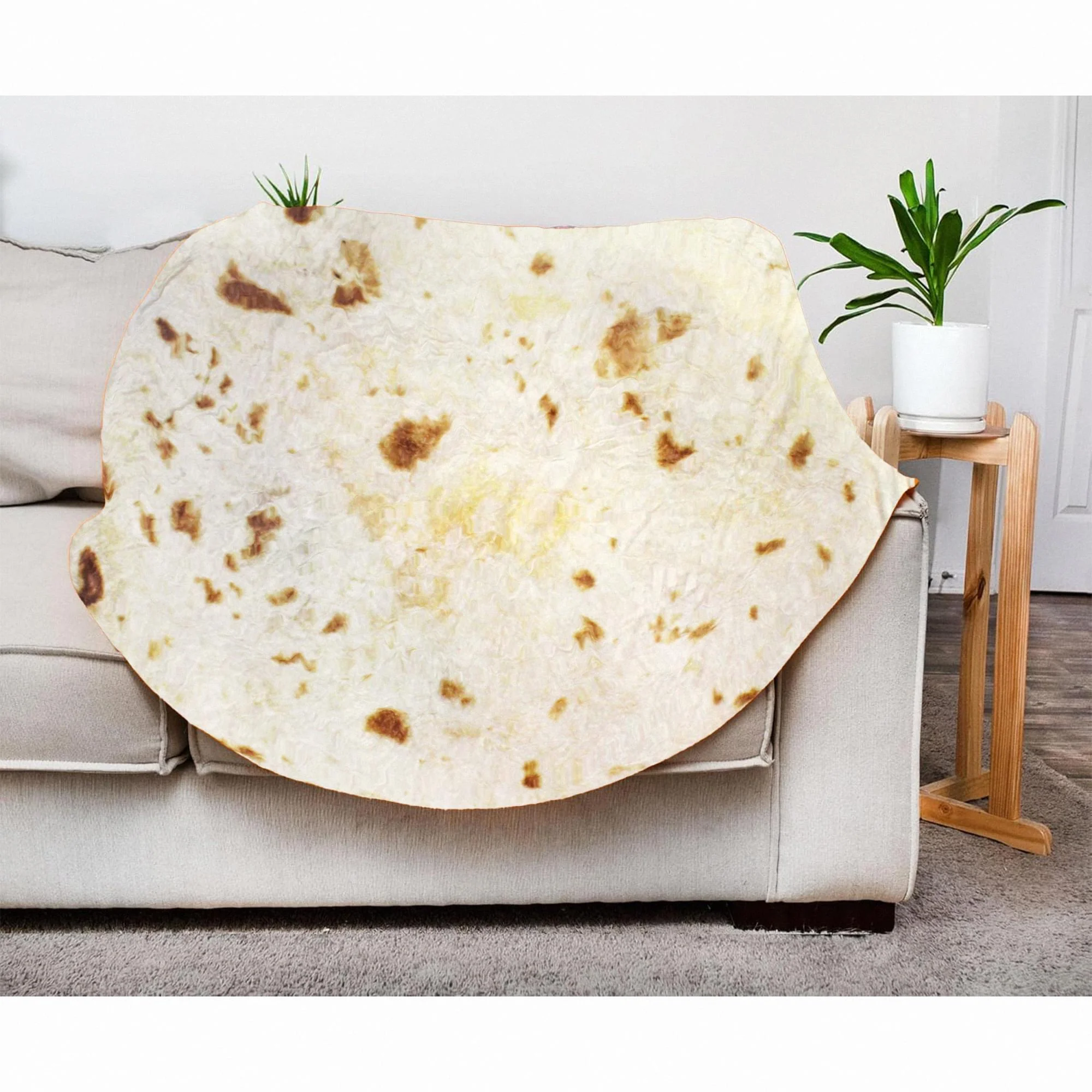 Burrito 59 Inch Fleece Throw Blanket - Image 4