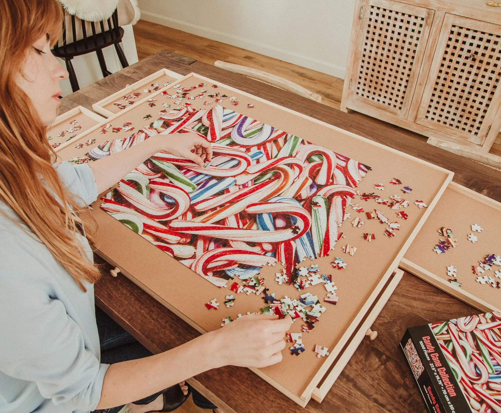 Candy Cane Collage 1000 Piece Jigsaw Puzzle - Image 5