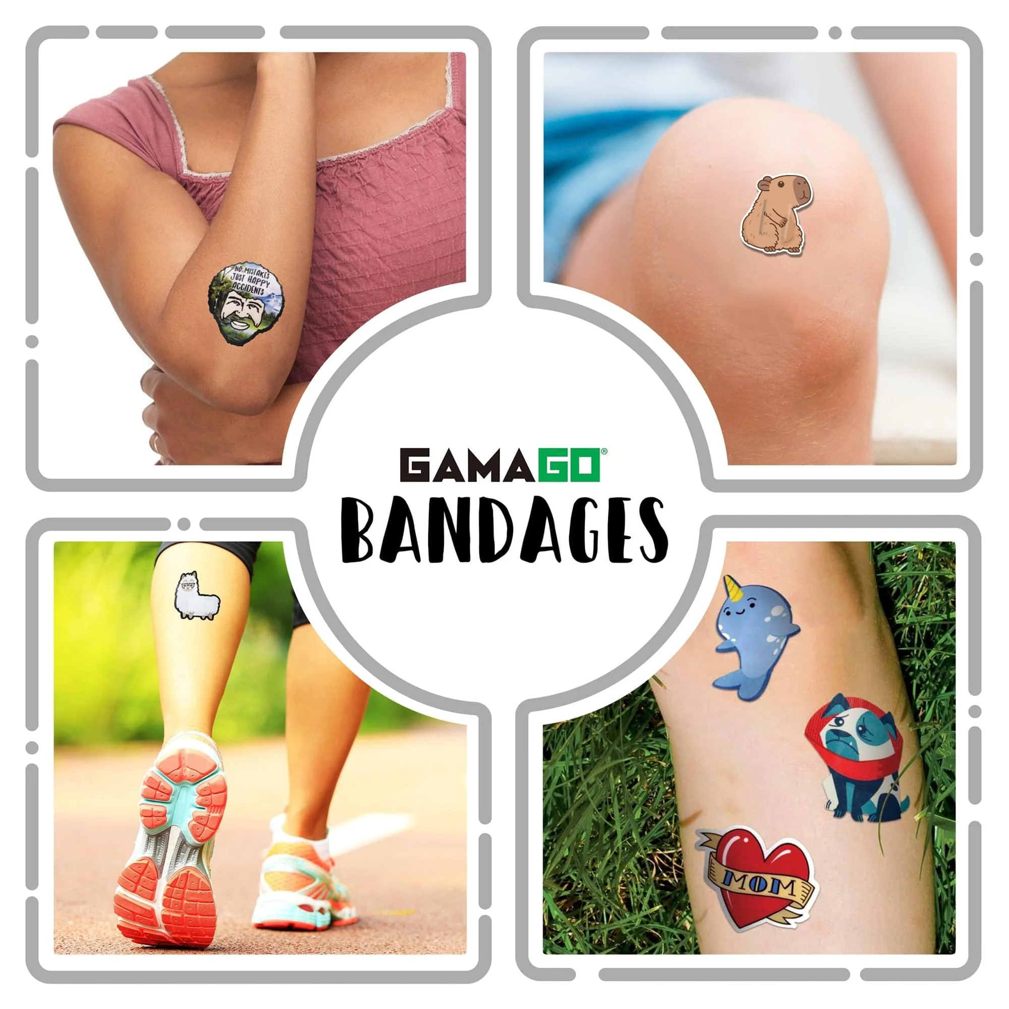 Capybara Bandages | Set of 20 Individually Wrapped Self Adhesive Bandages - Image 3