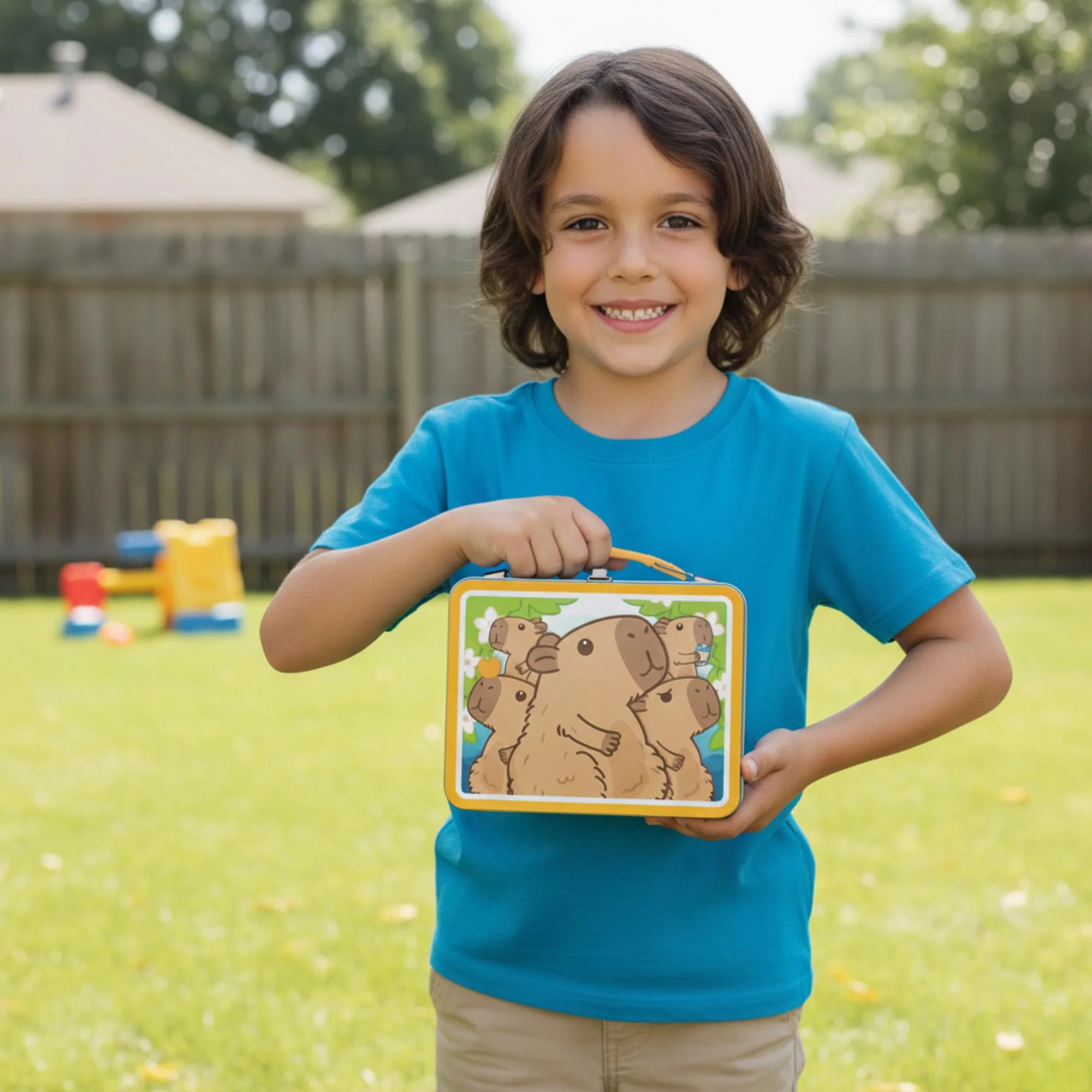 Capybara Fun Box Embossed Collectible Storage Tin - Image 5