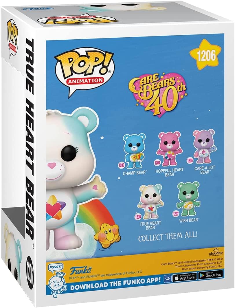 Care Bears 40th Anniversary Funko POP | True Heart Bear Glitter Chase - Image 3