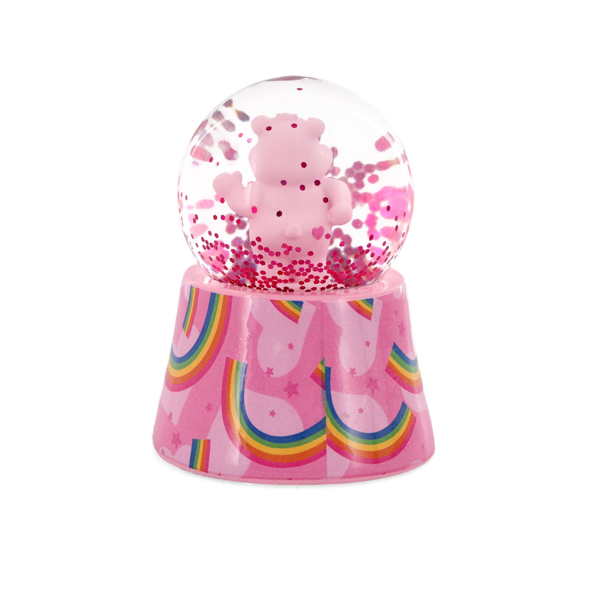 Care Bears Cheer Bear Mini Light-Up Snow Globe | 3 Inches Tall - Image 3