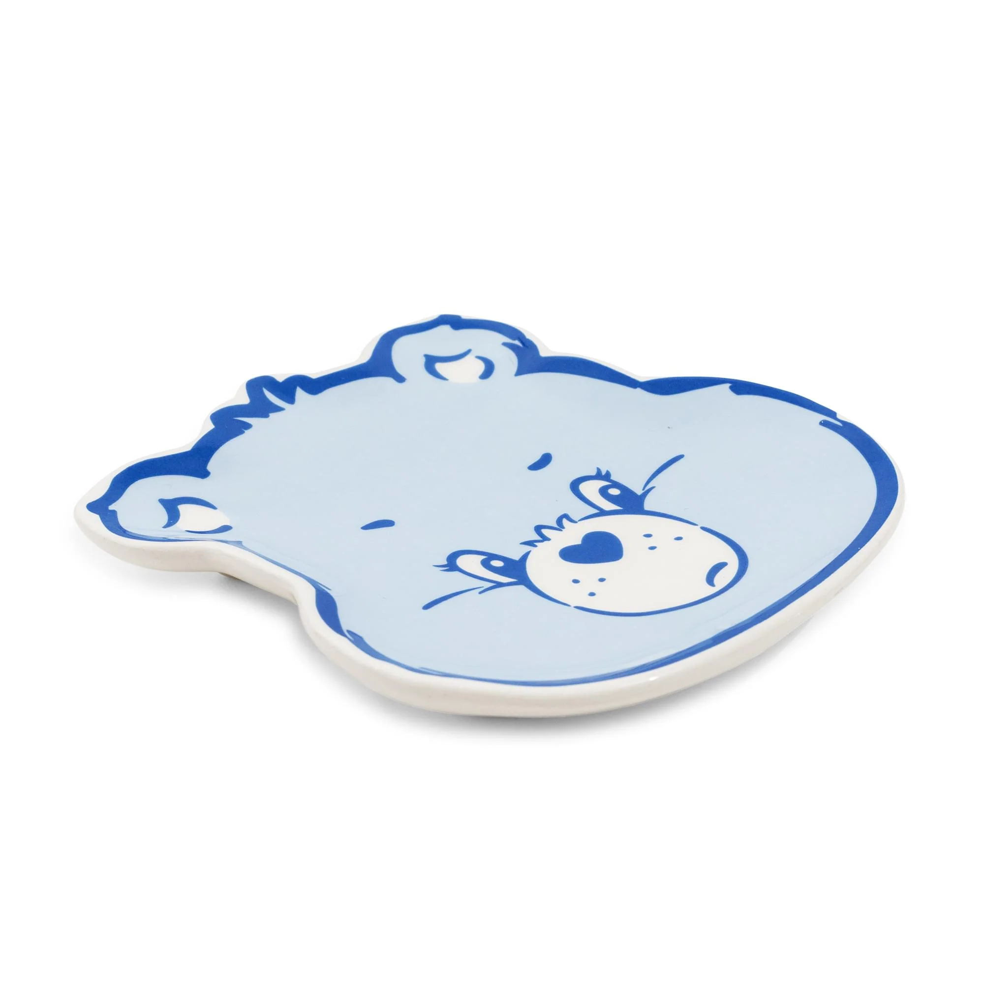 Care Bears Grumpy Bear Face Sculpted Ceramic Trinket Tray Dish - Image 2