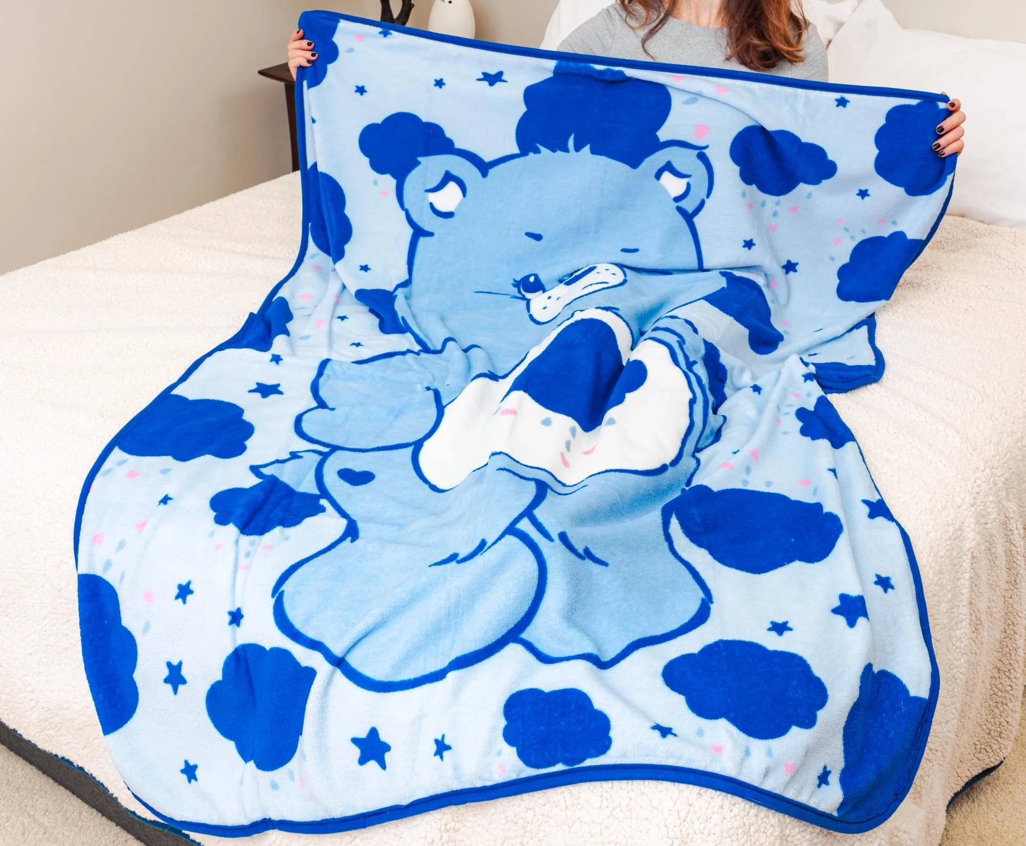 Care Bears Grumpy Bear Fleece Throw Blanket | 45 x 60 Inches - Image 7