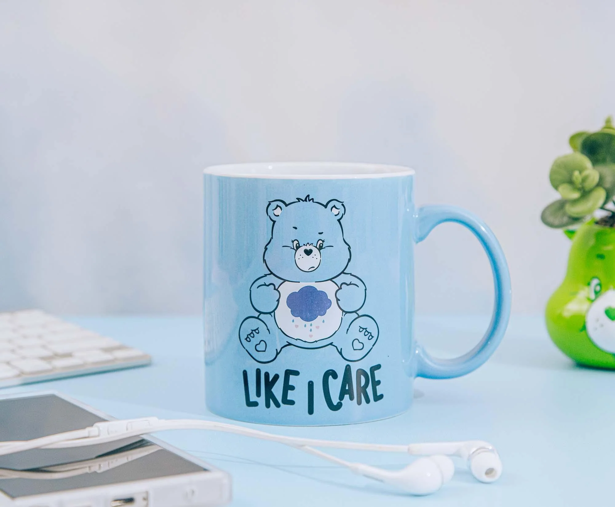 Care Bears Grumpy Bear "Like I Care" Ceramic Mug | Holds 20 Ounces - Image 3
