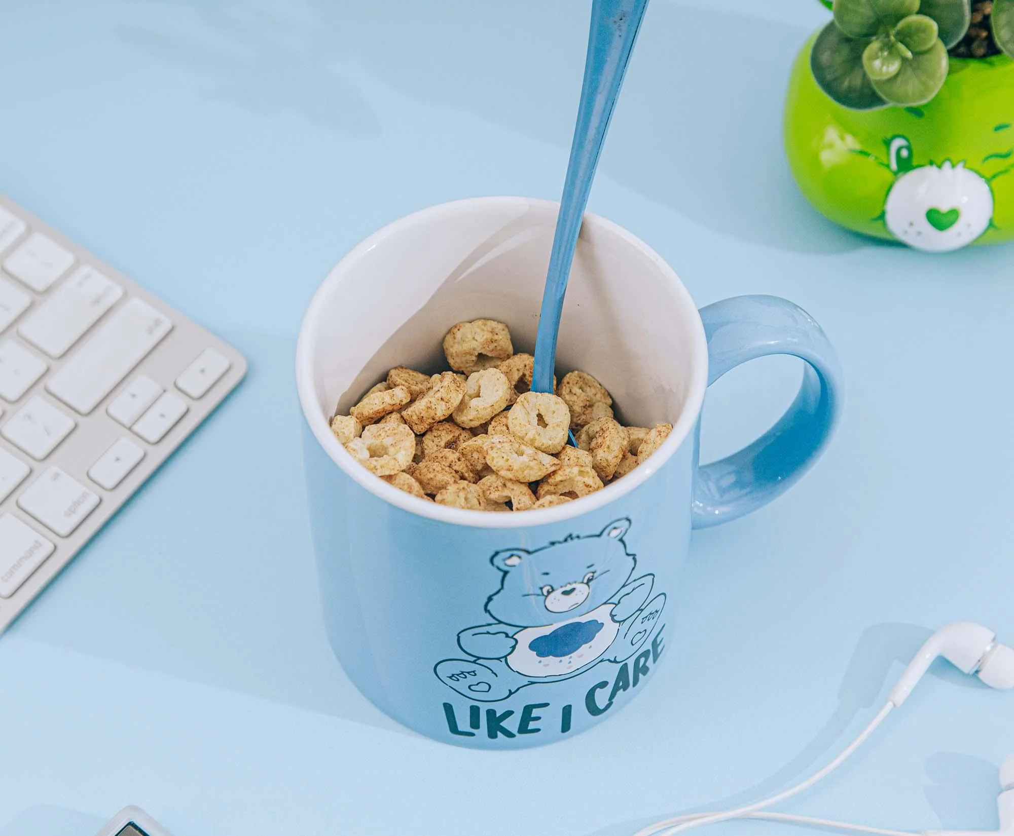 Care Bears Grumpy Bear "Like I Care" Ceramic Mug | Holds 20 Ounces - Image 4