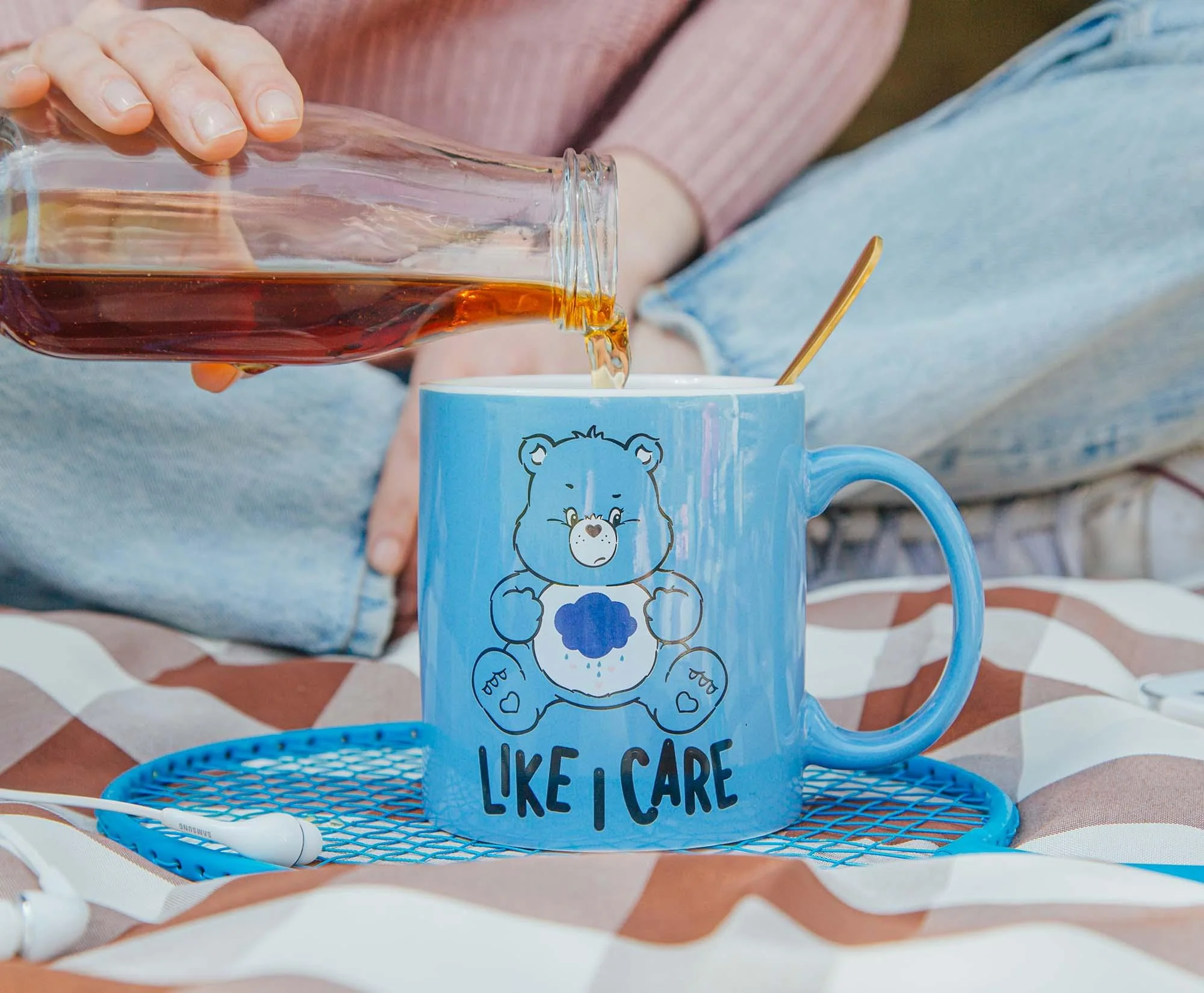 Care Bears Grumpy Bear "Like I Care" Ceramic Mug | Holds 20 Ounces - Image 7
