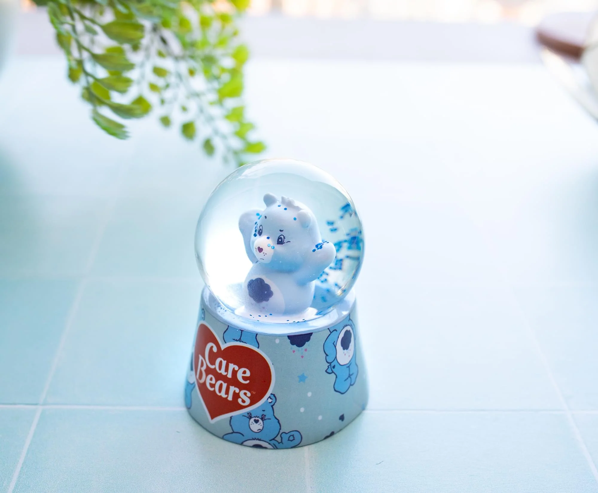 Care Bears Grumpy Bear Mini Light-Up Snow Globe | 3 Inches Tall - Image 7