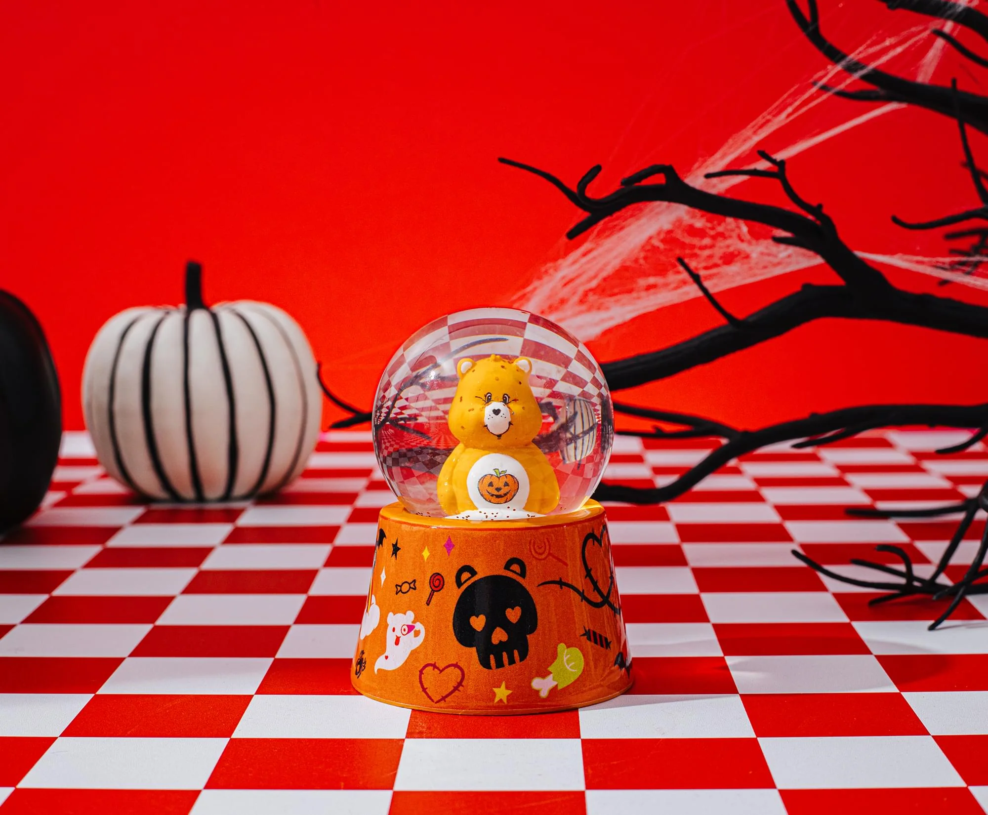 Care Bears Trick-Or-Sweet Bear Mini Light-Up Snow Globe | 3 Inches Tall - Image 9