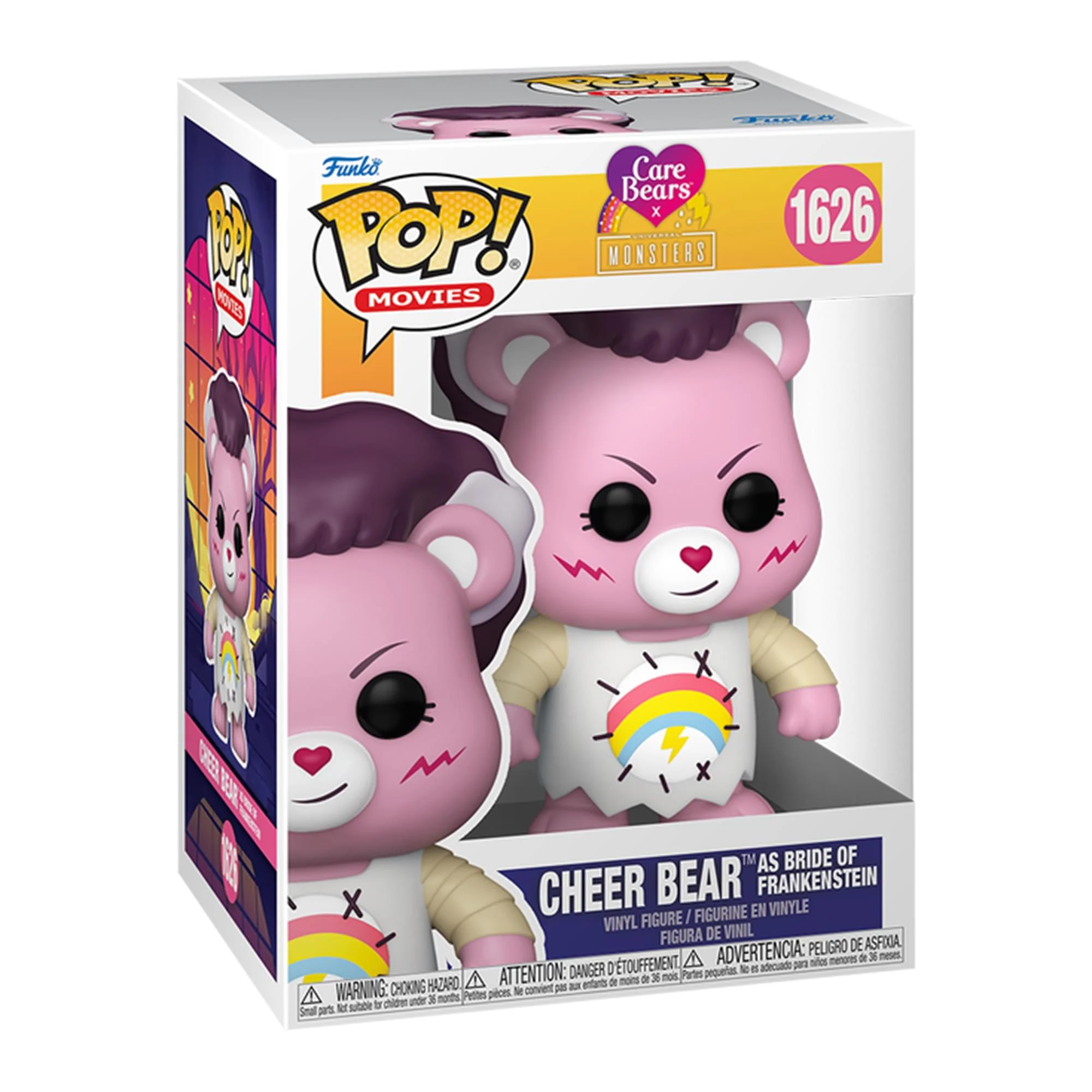 Care Bears X Universal Monsters Funko POP | Cheer Bear as Bride of Frankenstein - Image 4