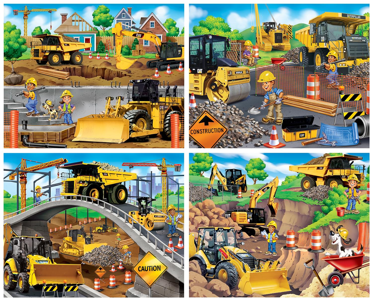 Caterpillar 4-Pack 100 Piece Jigsaw Puzzles - Image 3