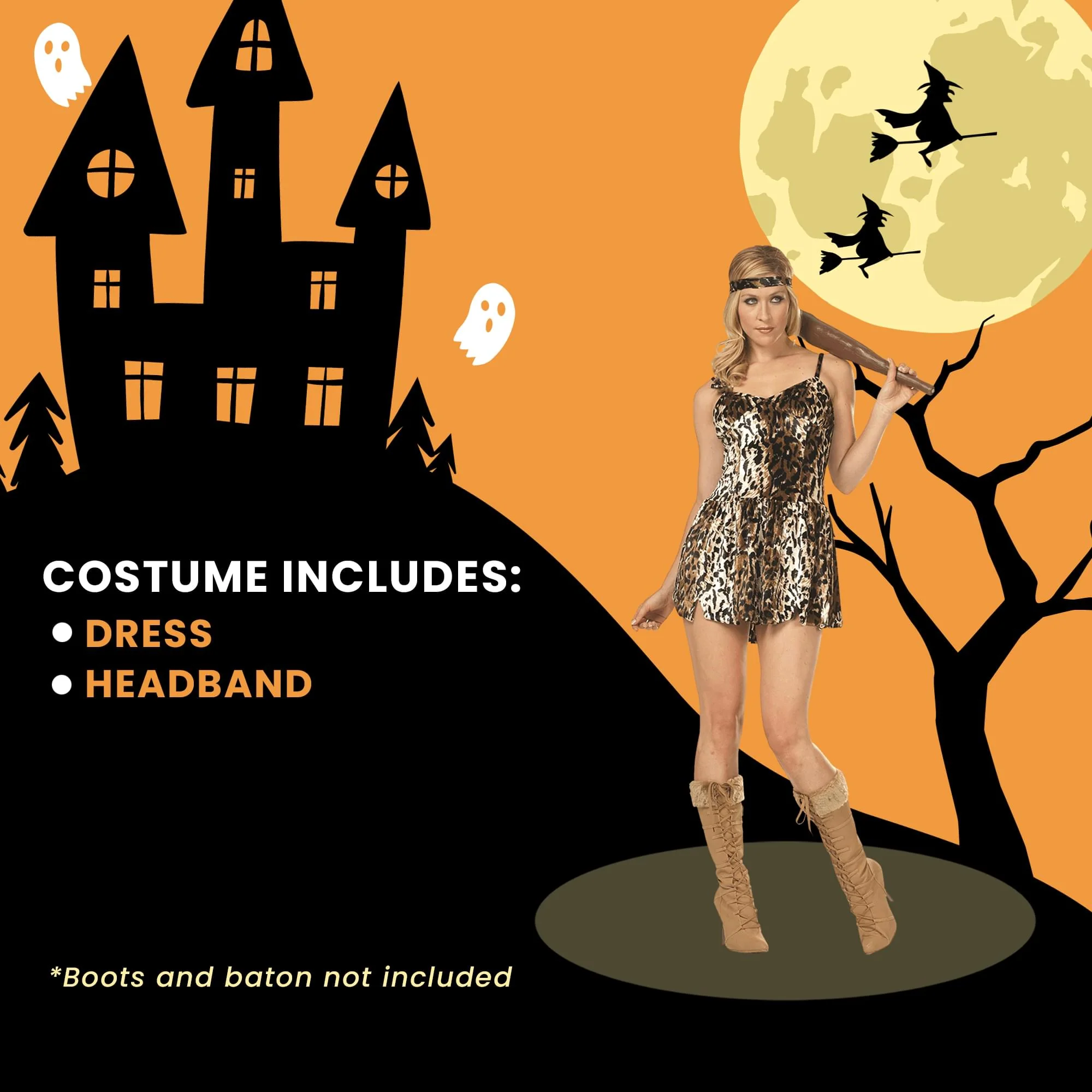 Cave Babe Adult Costume - Image 5