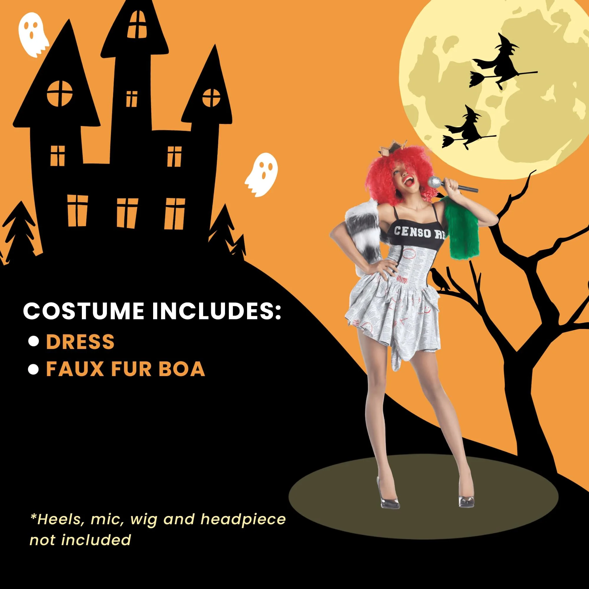 Censored Pop Superstar Adult Costume - Image 15