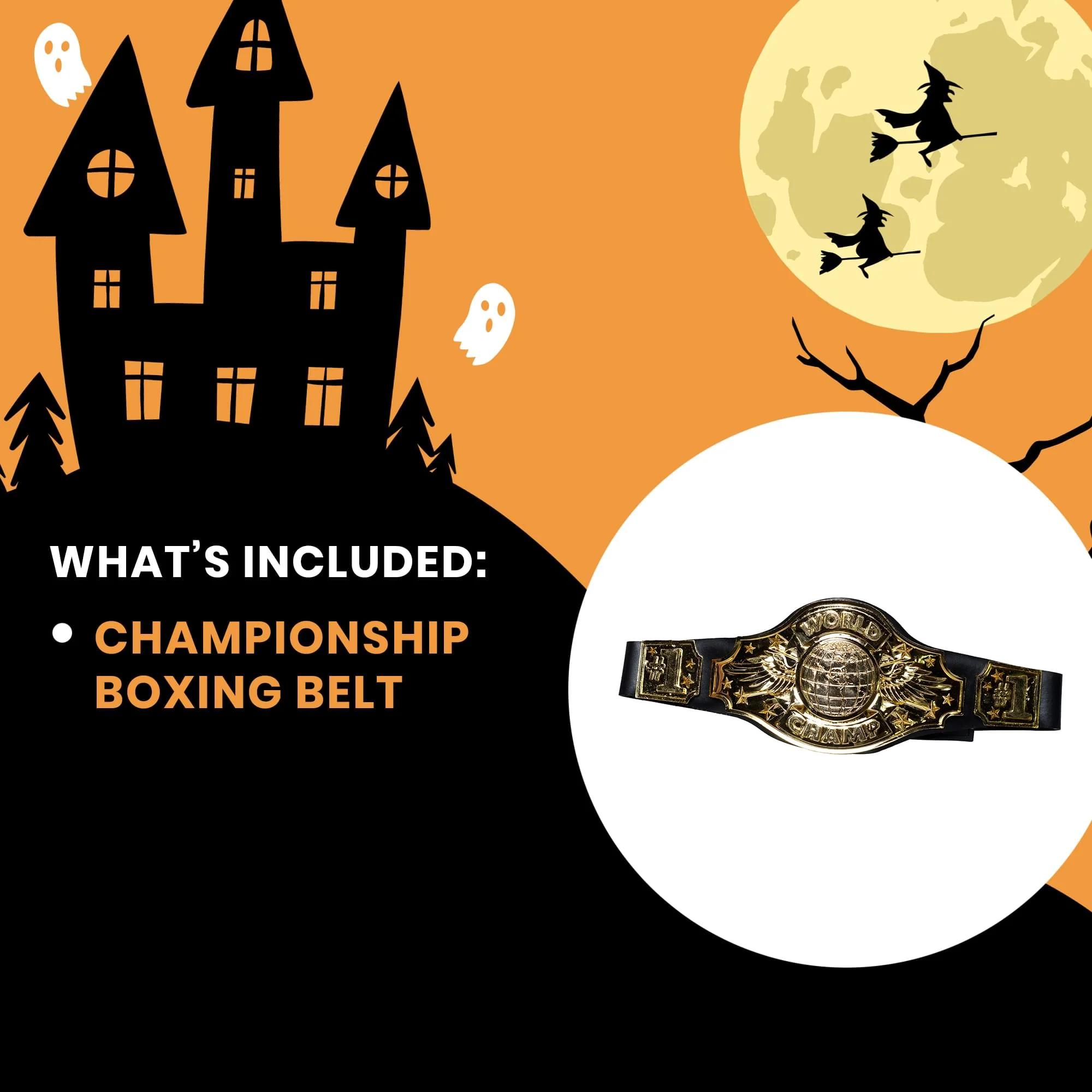 Championship Boxing Belt Adult Costume Accessory - Image 4