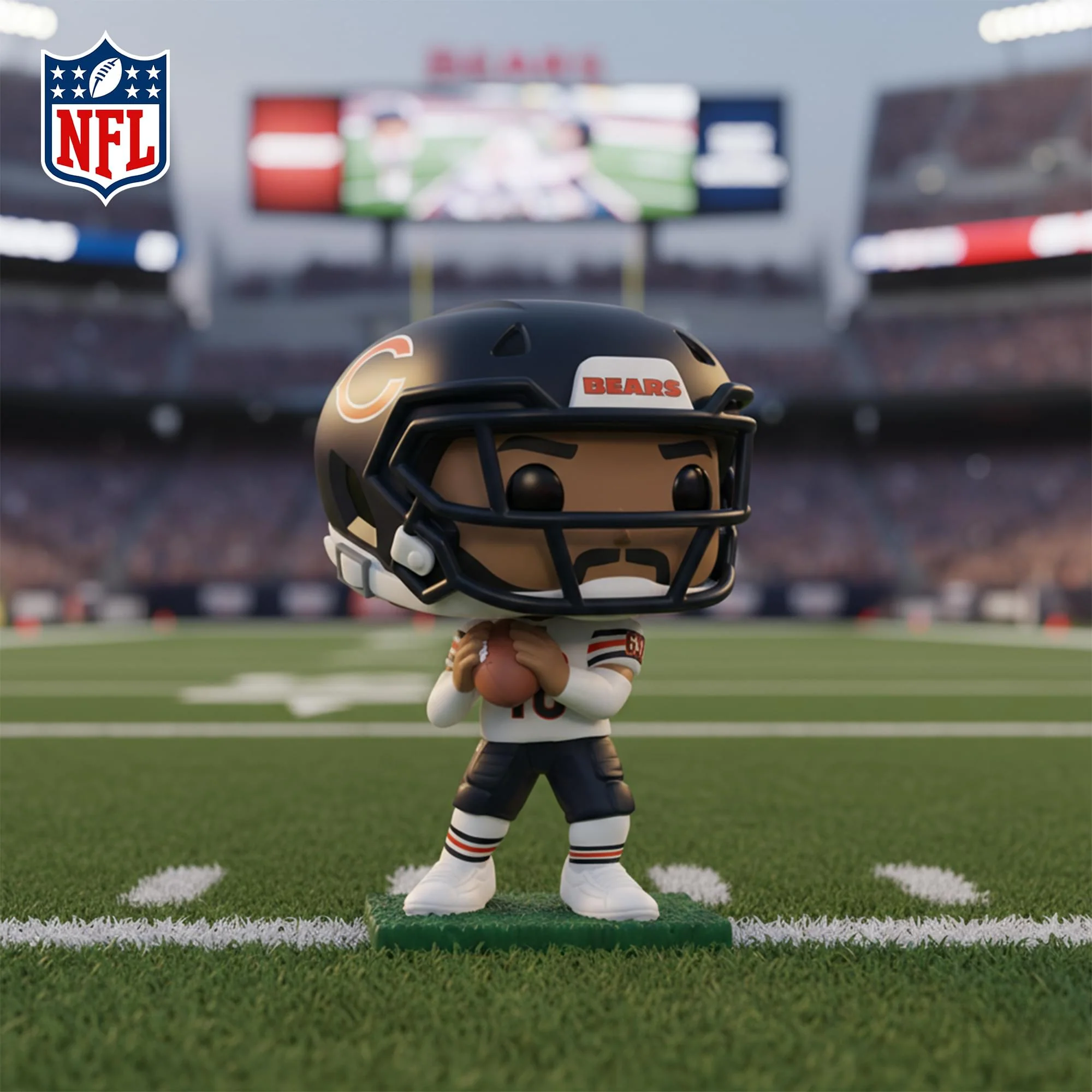 Chicago Bears Funko POP NFL | Caleb Williams - Image 4