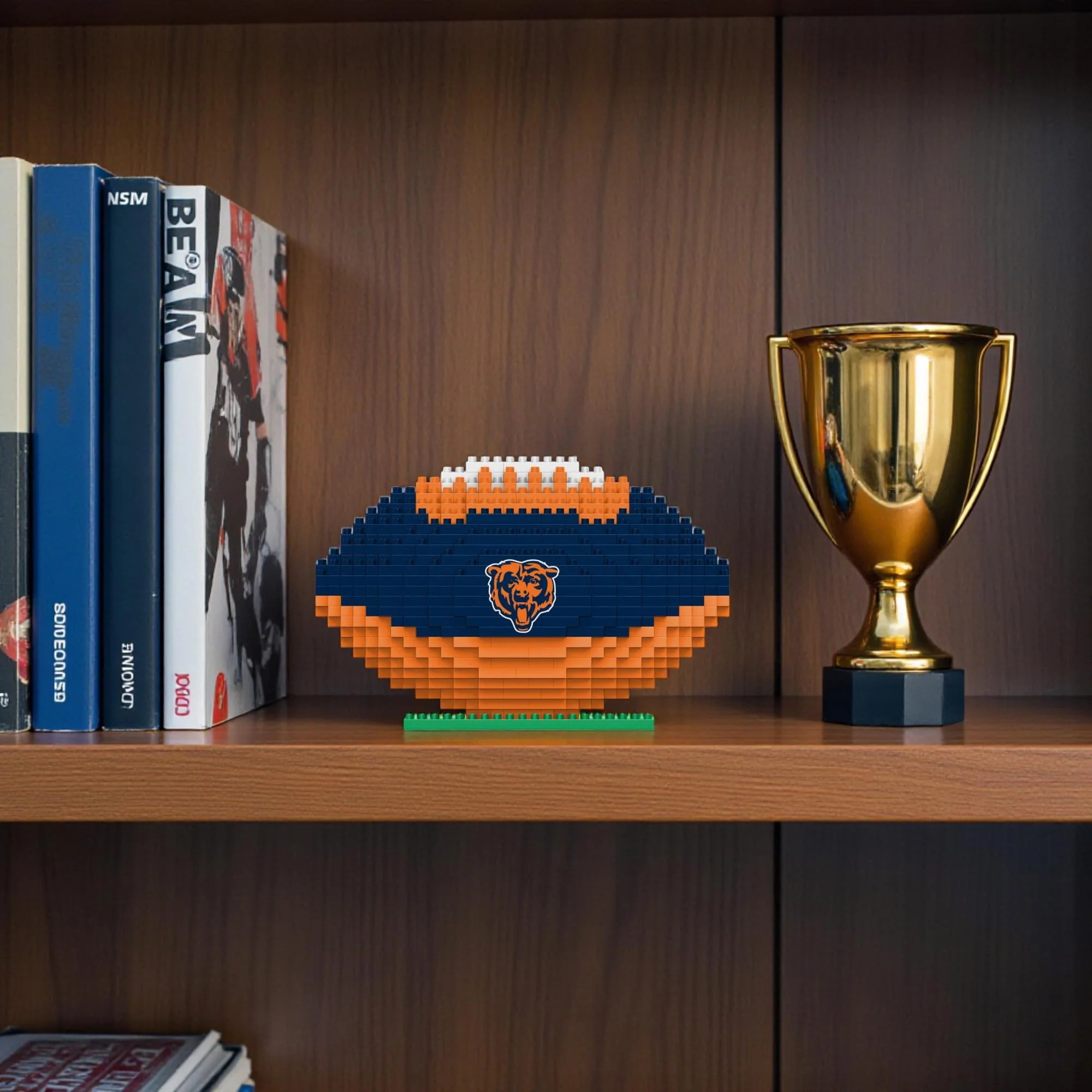 Chicago Bears NFL BRXLZ Football 704-Piece Building Block Set - Image 4
