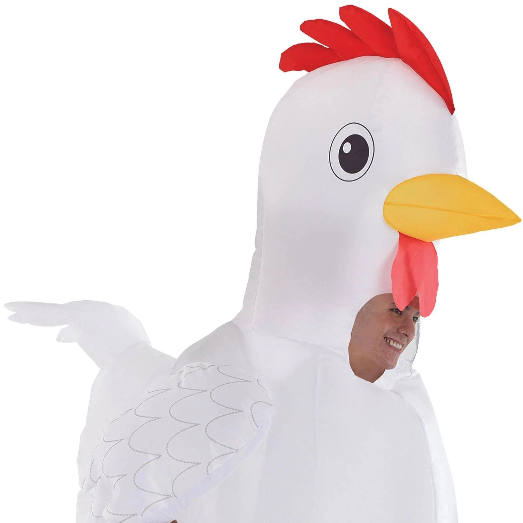Chicken Adult Inflatable Costume | One Size Fits Most - Image 4