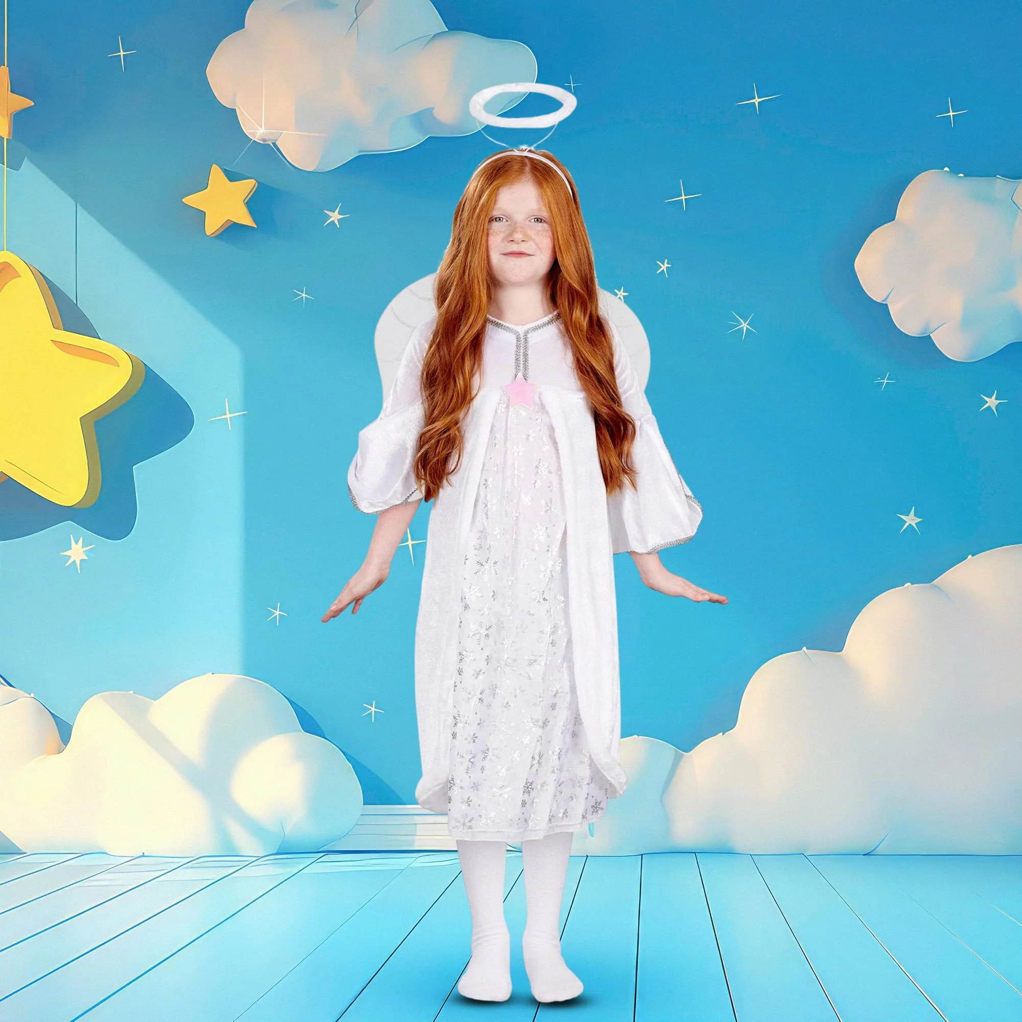Child Christmas Angel Costume - Image 4