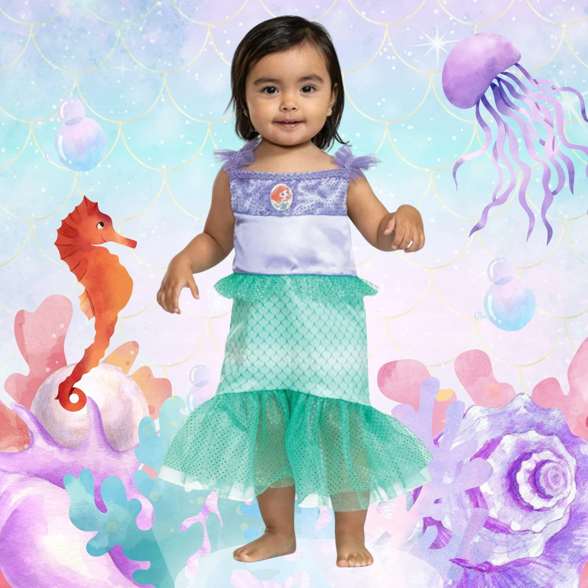 Child Disney The Little Mermaid Ariel Classic Costume - Image 4