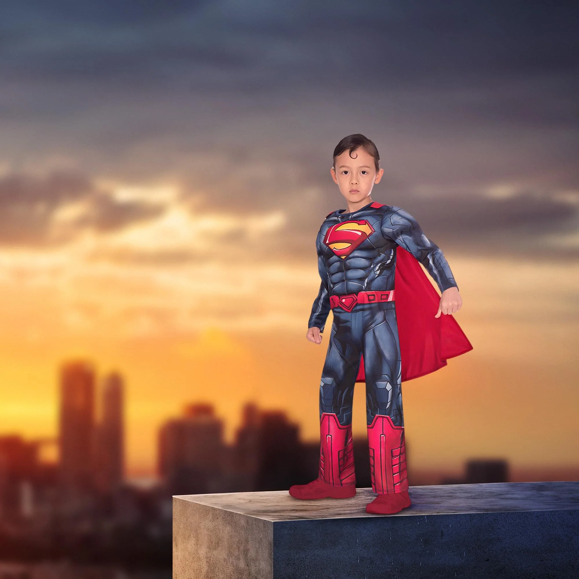 Child Superman Classic Costume - Image 4