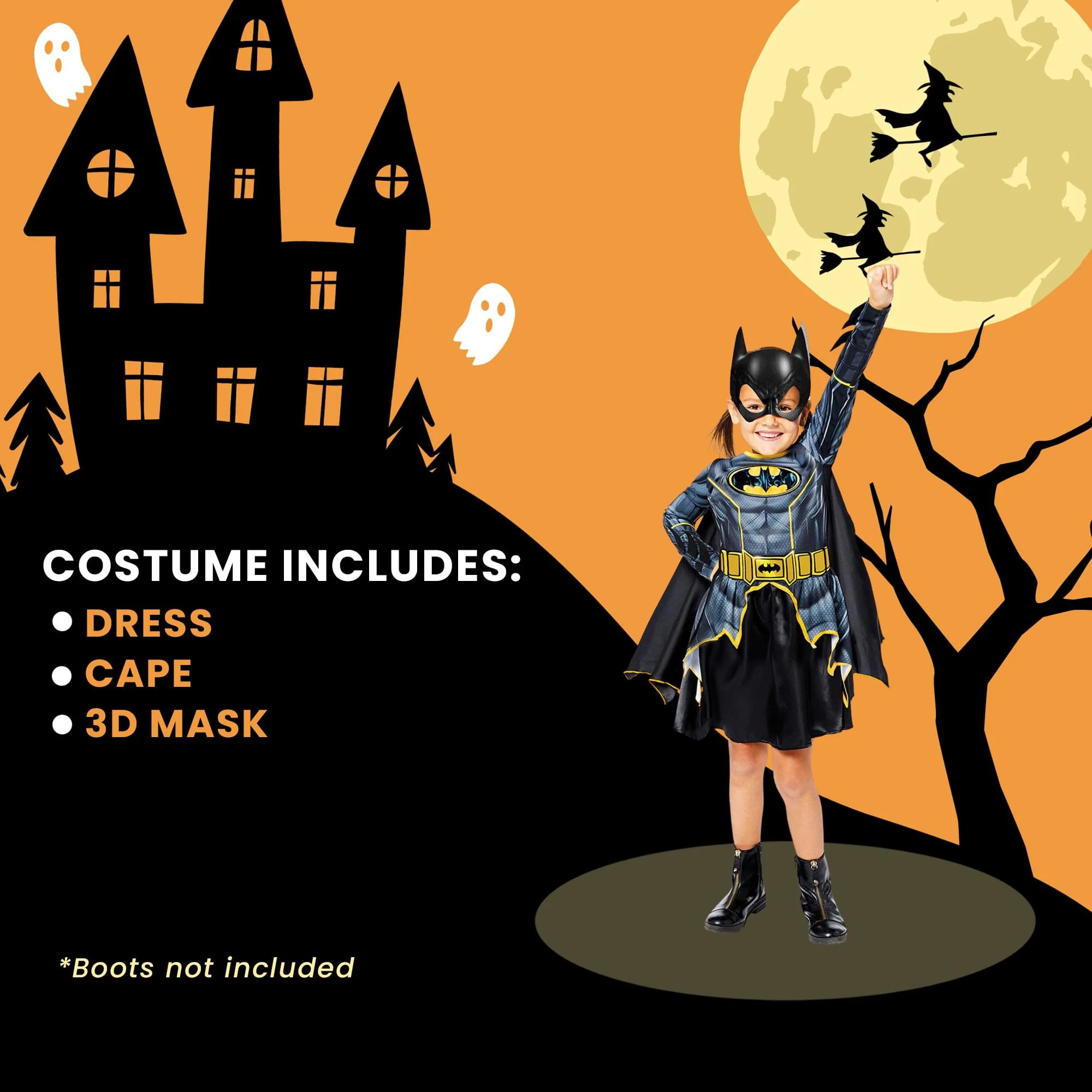 Child Sustainable Batgiril Costume - Image 31