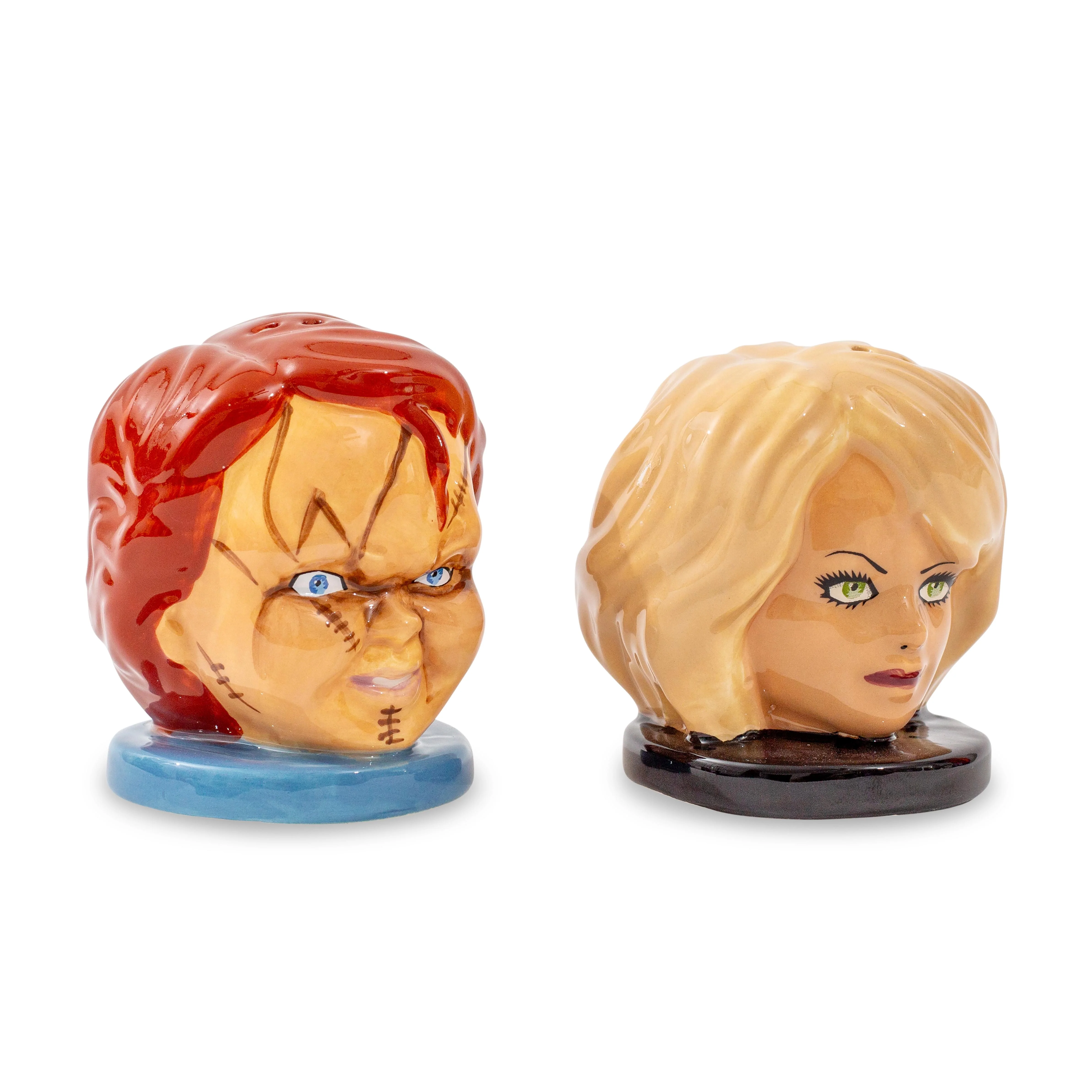 Child's Play Chucky and Tiffany Ceramic Salt and Pepper Shaker Set - Image 3