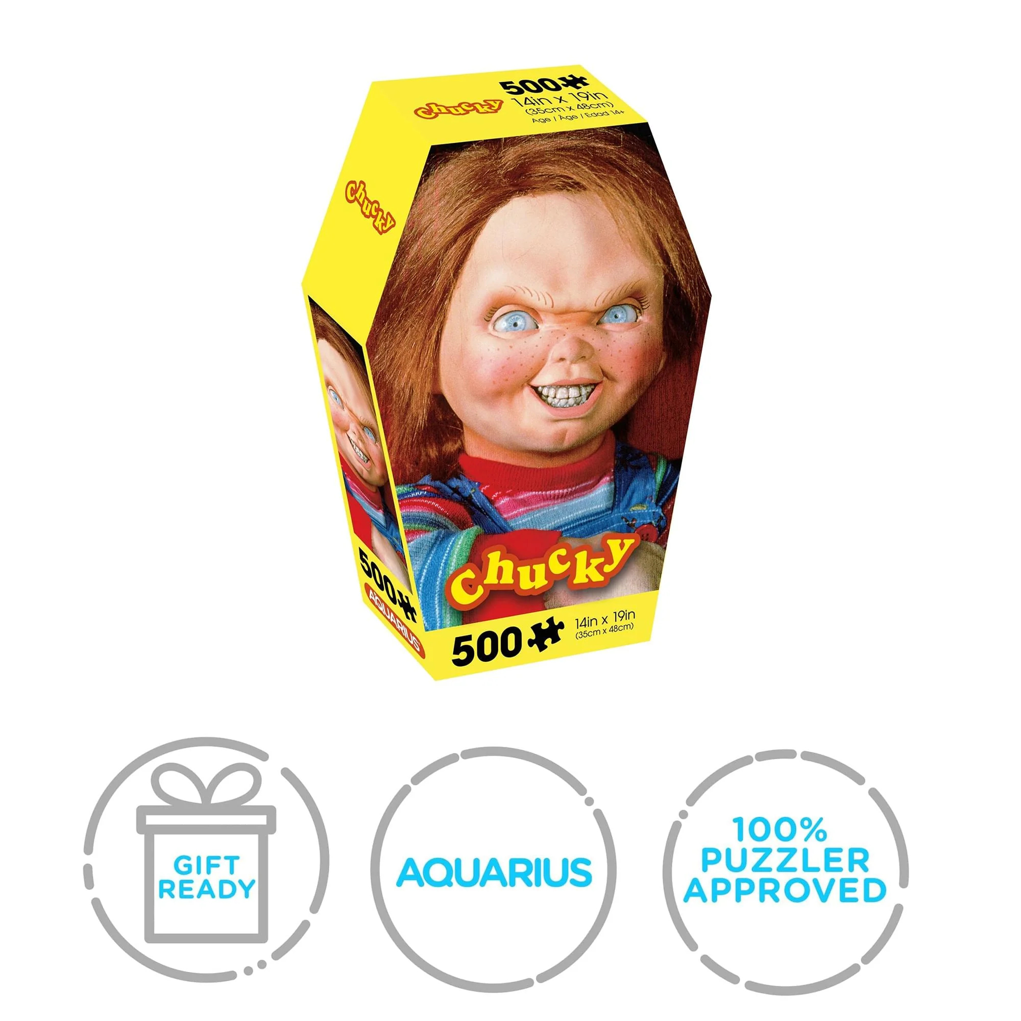 Child's Play Chucky Coffin Box 500 Piece Jigsaw Puzzle - Image 5