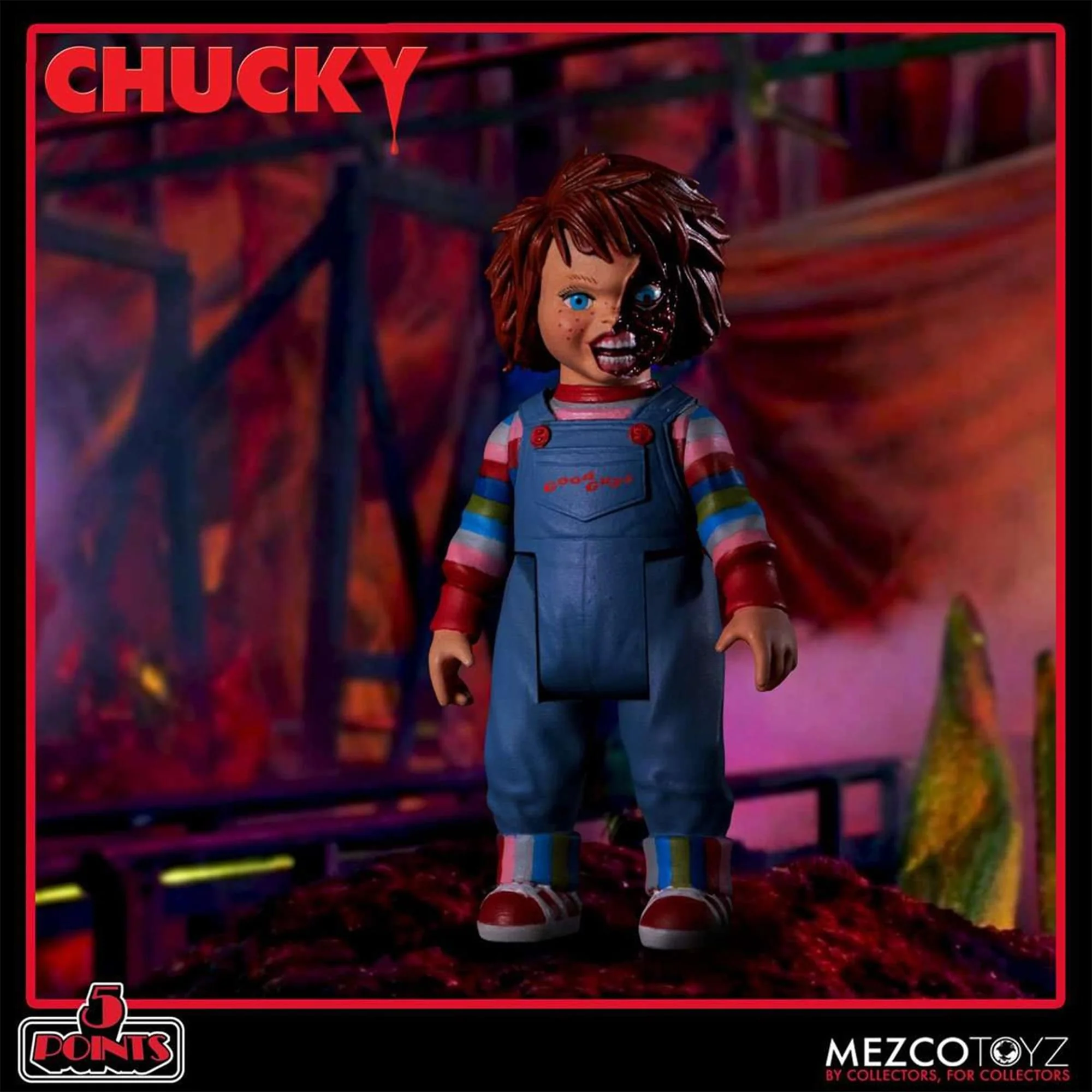 Child's Play Chucky Deluxe 5 Point Figure Set - Image 3