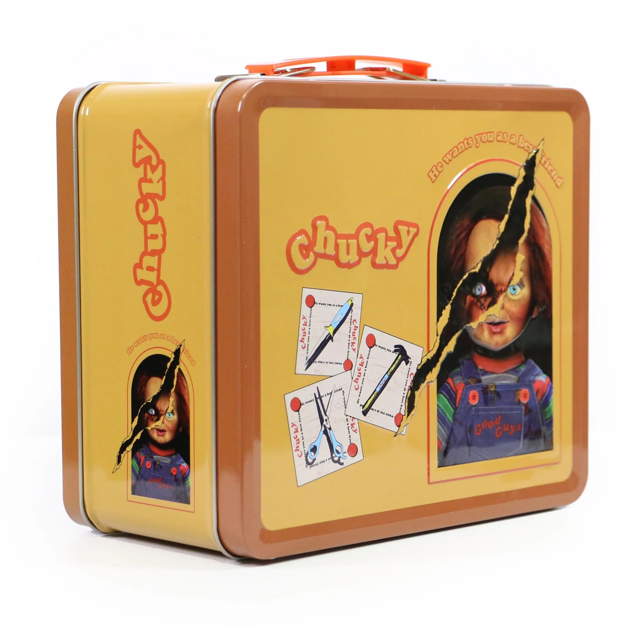 Child's Play Chucky Good Guys Tin Lunch Box with Beverage Container - Image 9