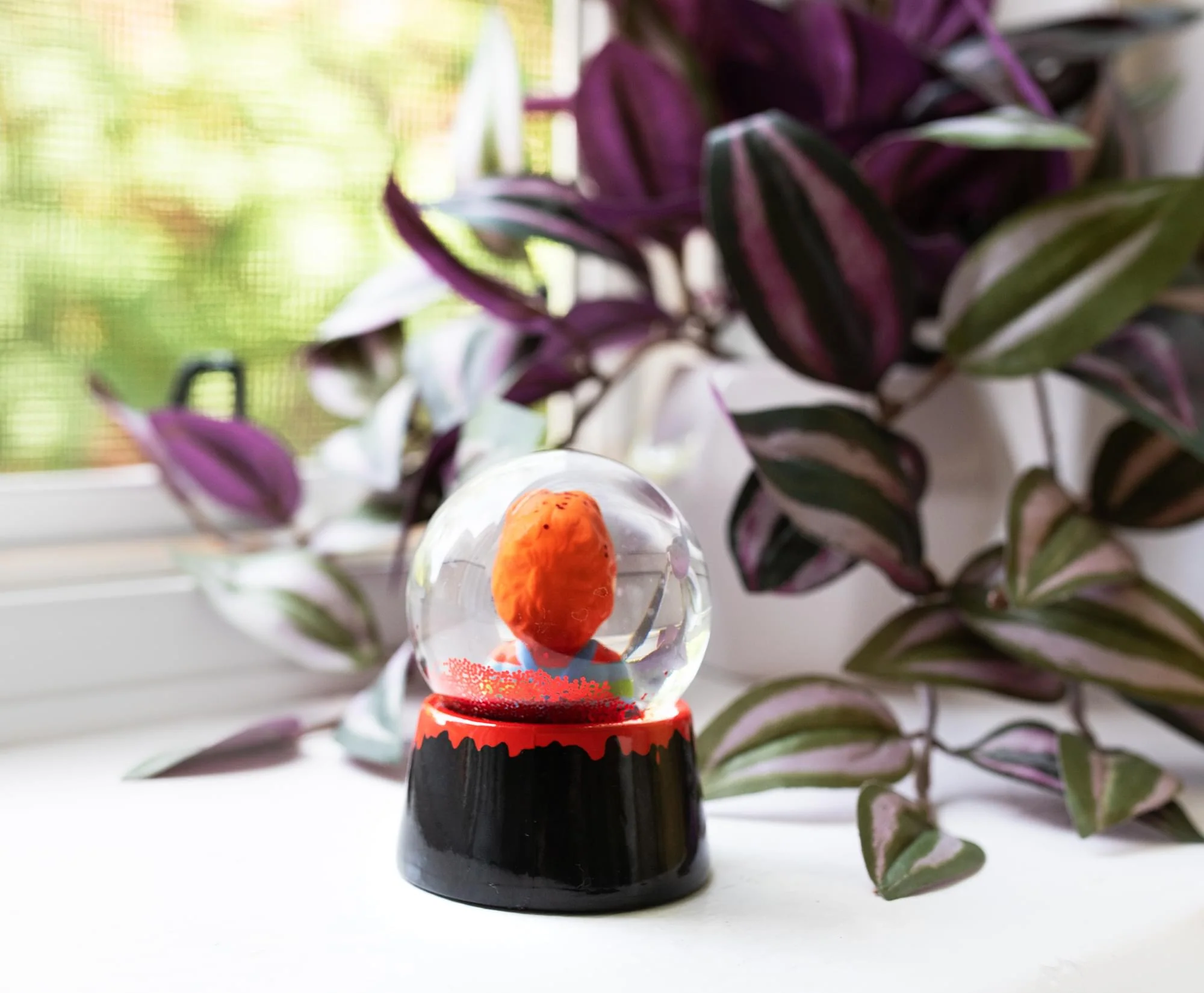 Child's Play Chucky "Wanna Play?" Collectible Mini Snow Globe | 3 Inches Tall - Image 5