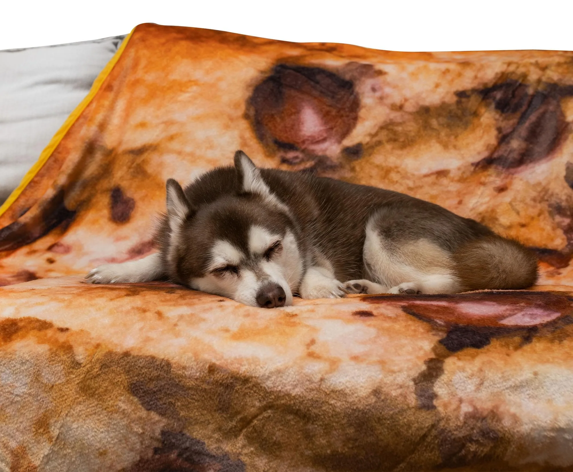Chocolate Chip Cookie Round Fleece Throw Blanket | 60 Inches - Image 4