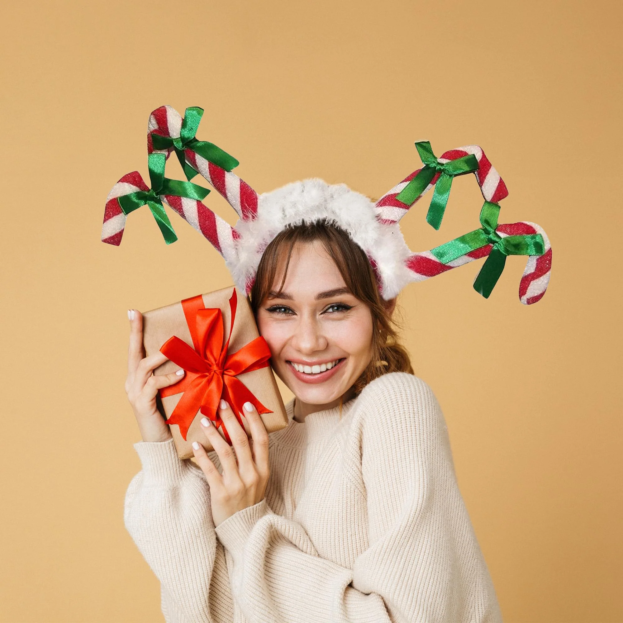 Christmas Candy Cane Headband - Image 4
