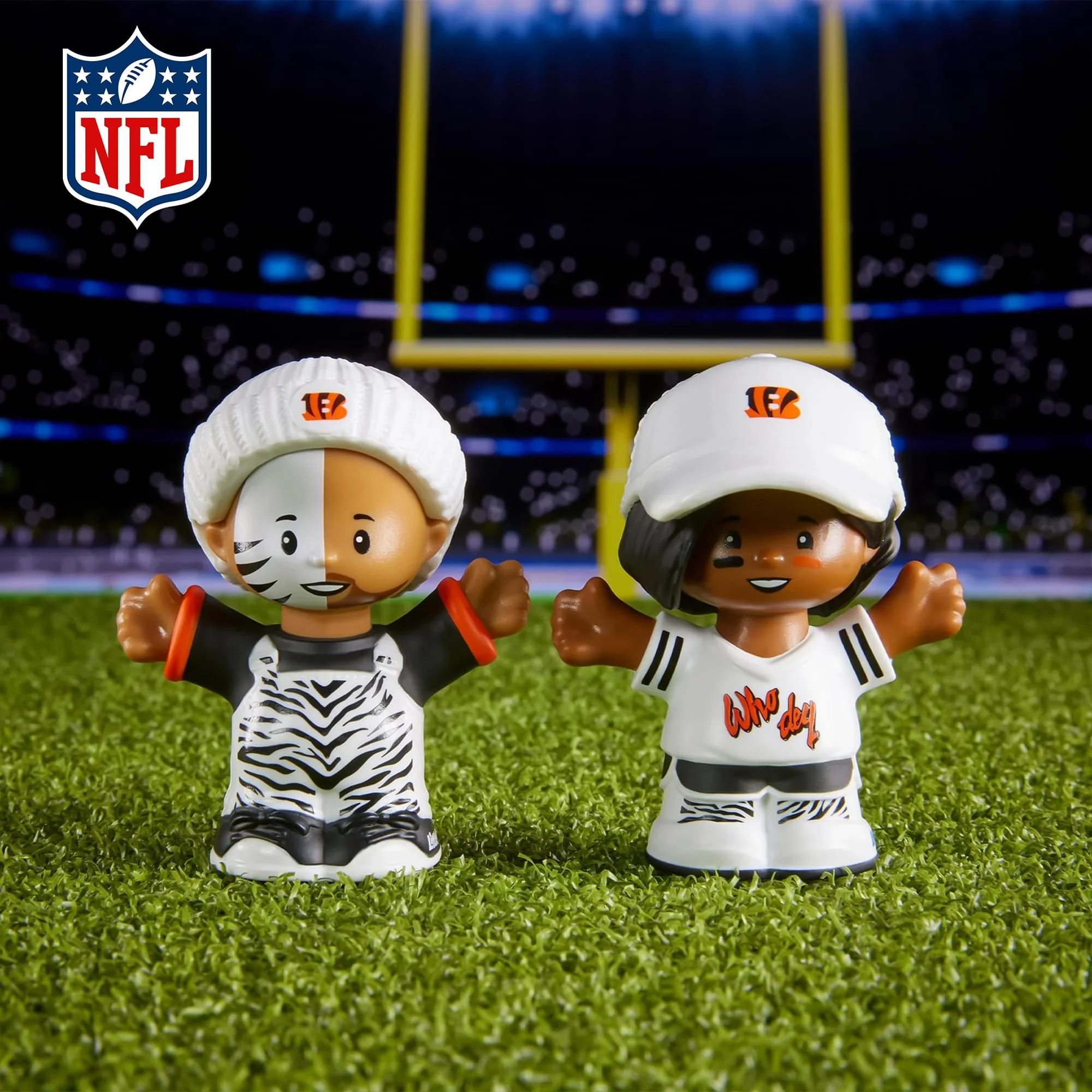 Cincinnati Bengals NFL Little People Collector Set | Alternate Jersey - Image 6