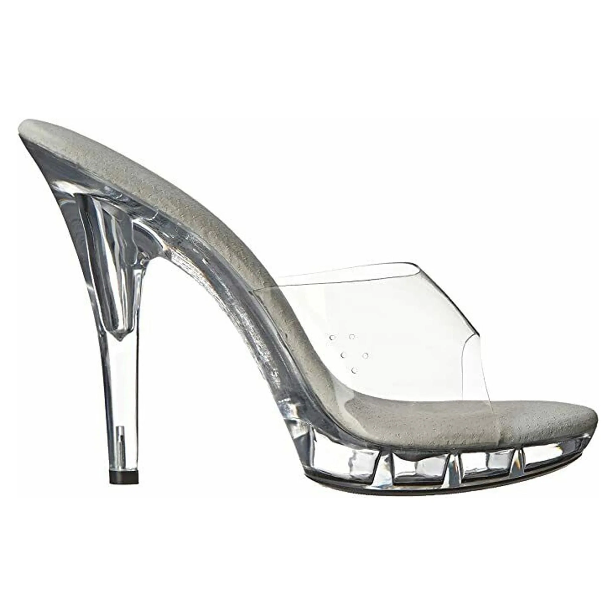Clear 5" Vanity Women's Costume Heels - Image 7