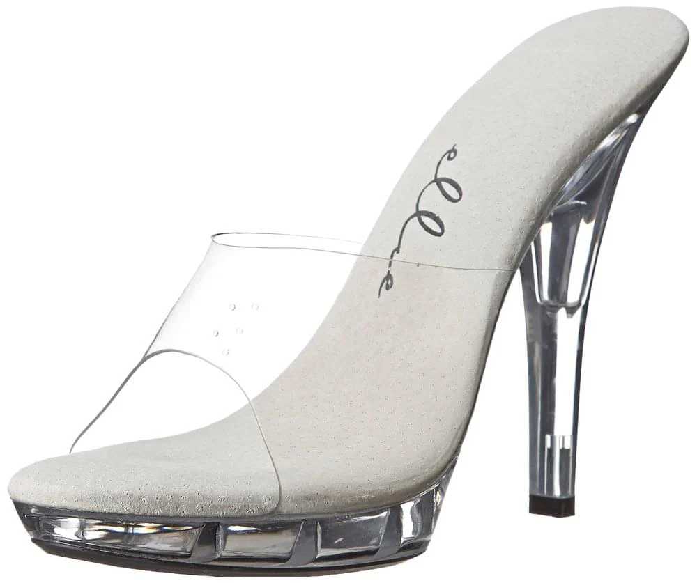 Clear 5" Vanity Women's Costume Heels - Image 9