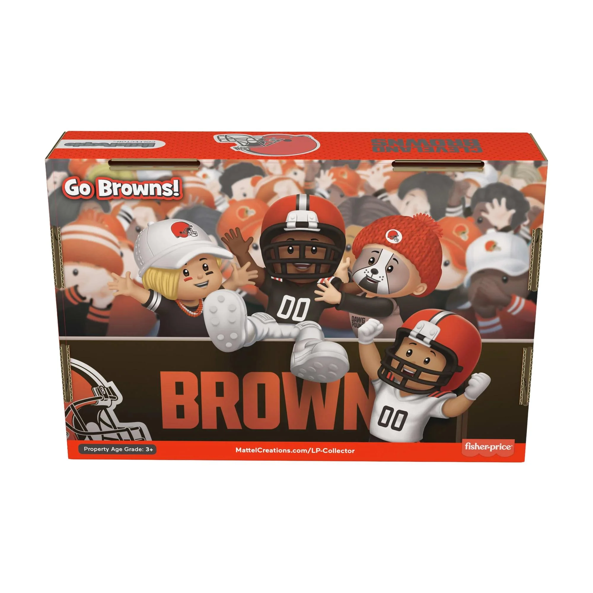 Cleveland Browns 4-Piece NFL Little People Collector Set - Image 9