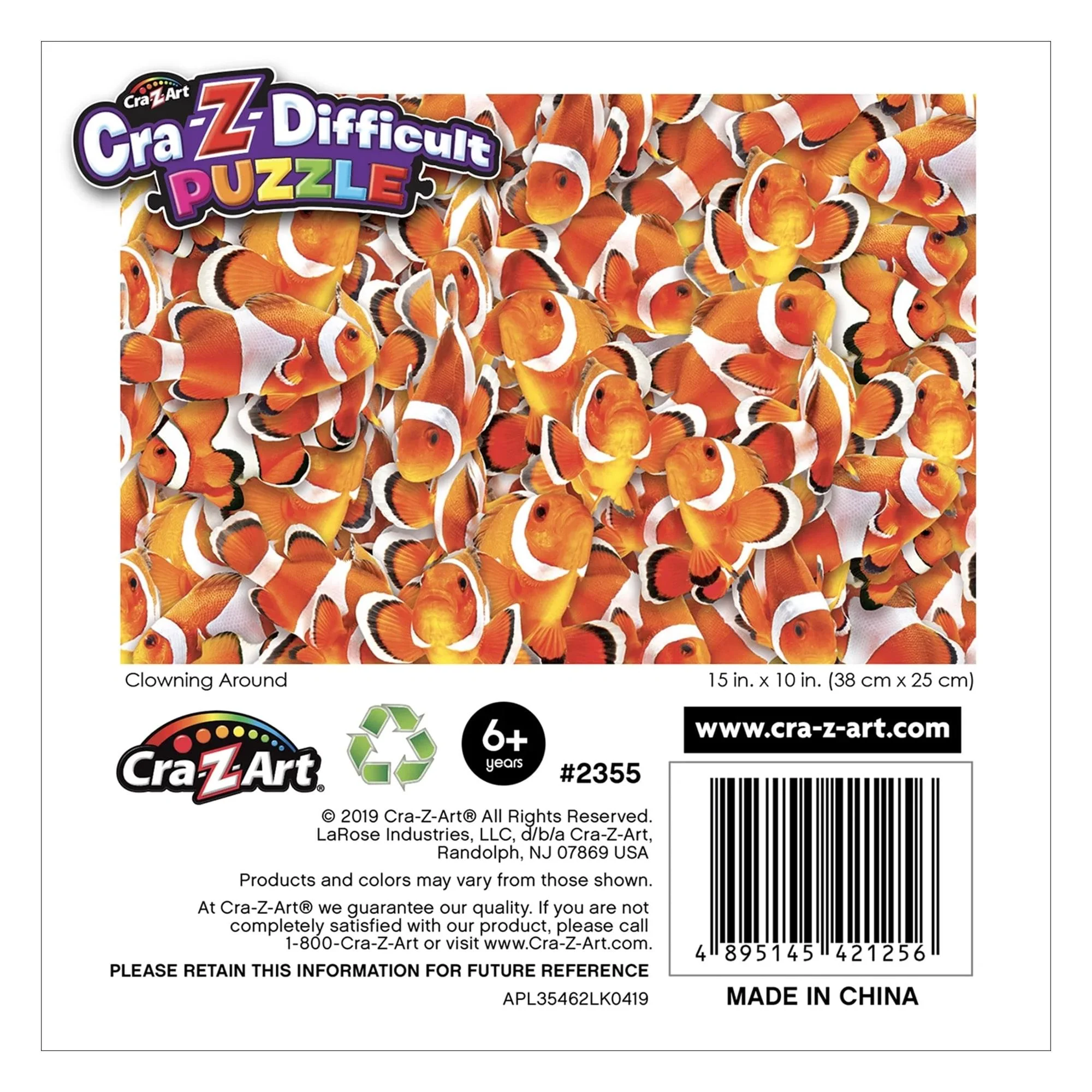 Clowning Around 100 Piece Cra-Z Difficult Jigsaw Puzzle - Image 6