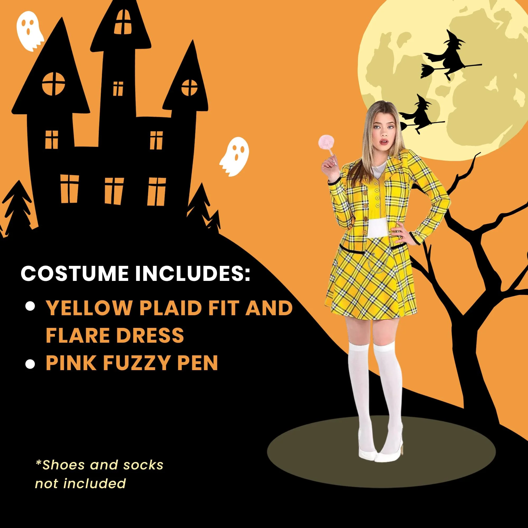 Clueless Cher Adult Costume Kit | One Size Fits Most - Image 4