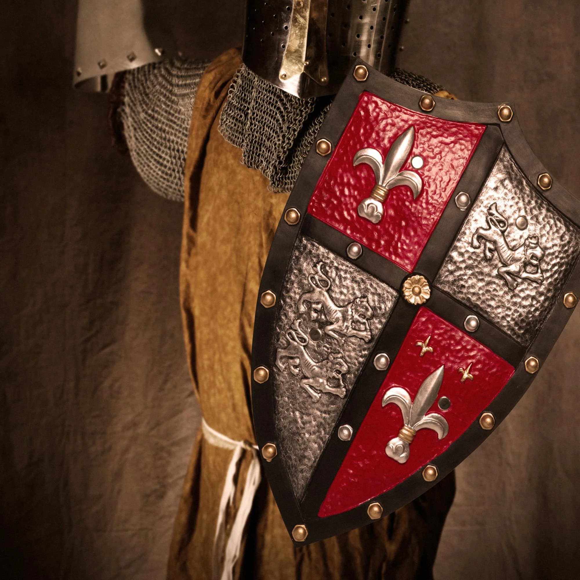 Coat of Arms Medieval Shield 20 Inch Foam Adult Costume Accessory - Image 2