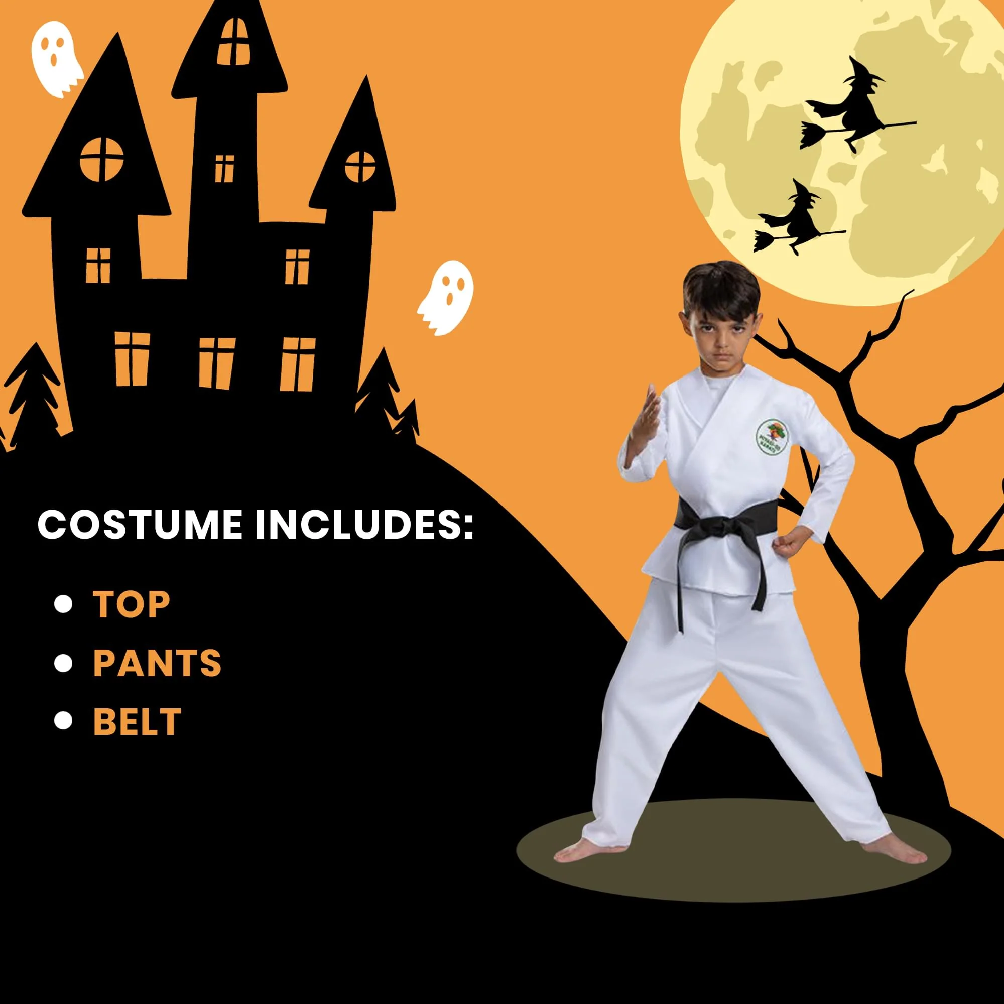 Cobra Kai Miyagi-Do Classic Boys Costume - Image 36