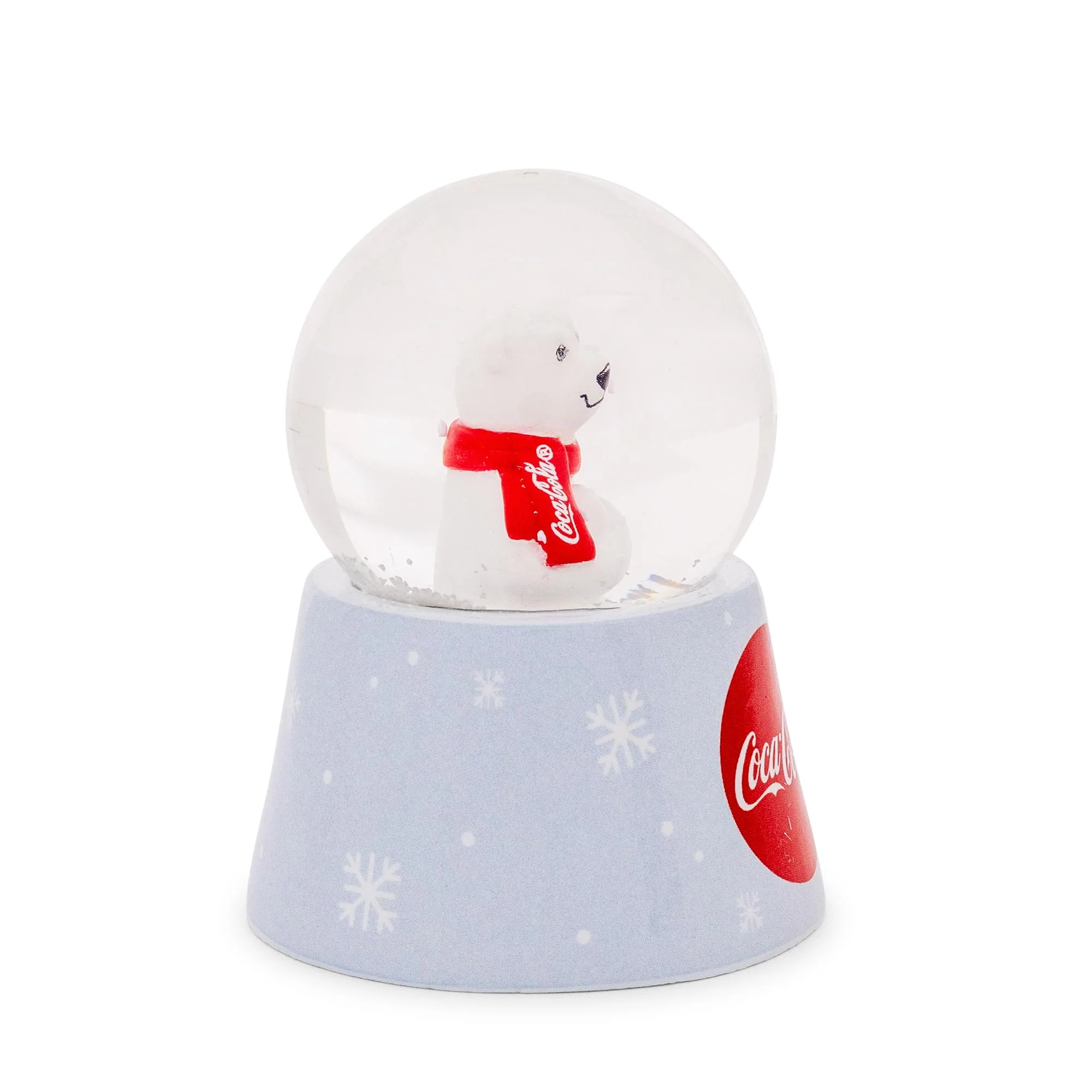 Coca-Cola Holiday Polar Bear 3-Inch Mini Light-Up Snow Globe - Image 3