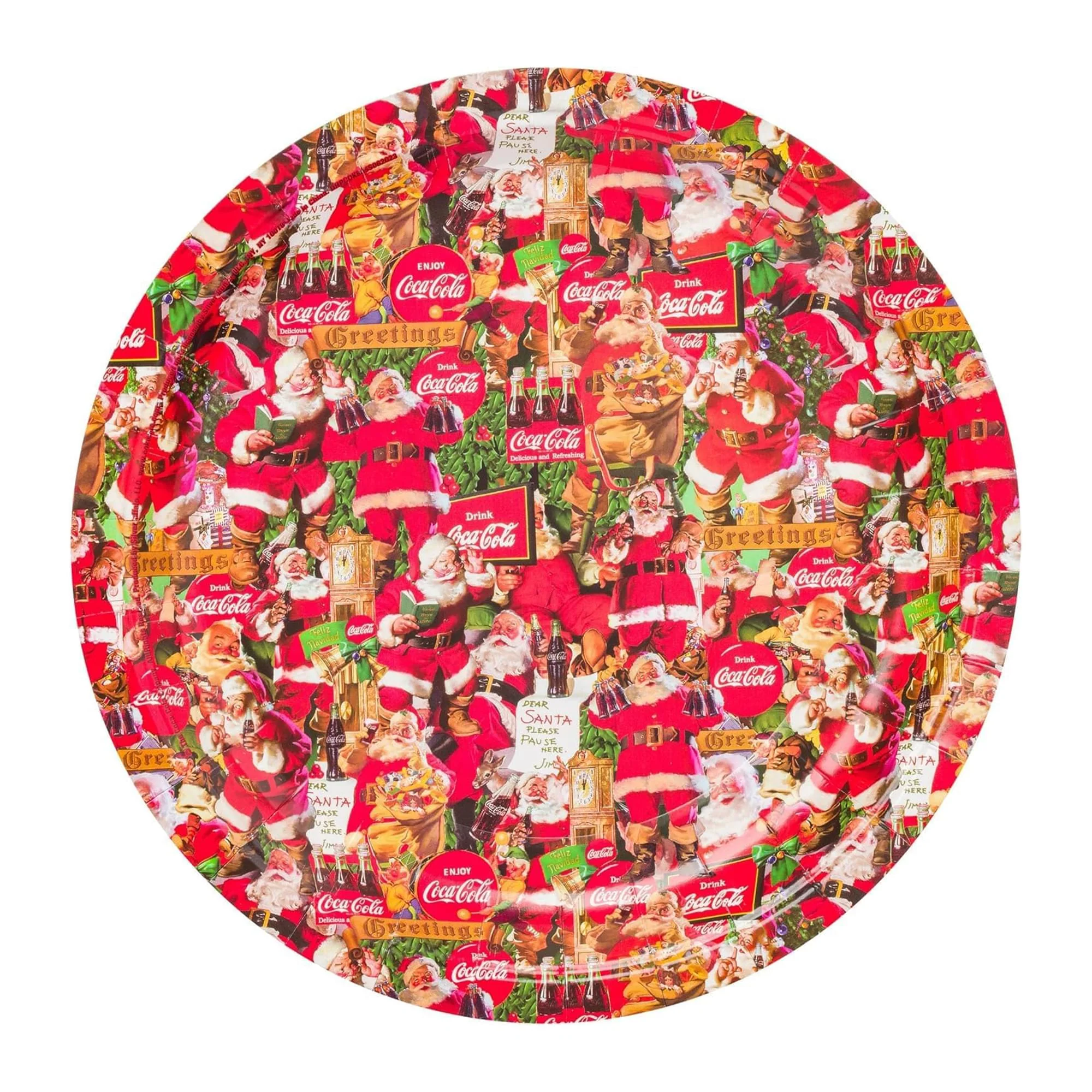 Coca Cola Santa 32-Piece Paper Napkin And Plate Party Pack - Image 3