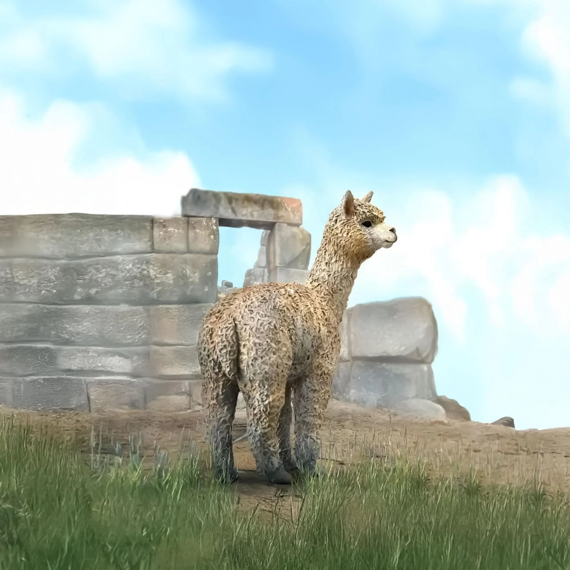 CollectA Farm Life Collection Miniature Figure | Alpaca - Image 2