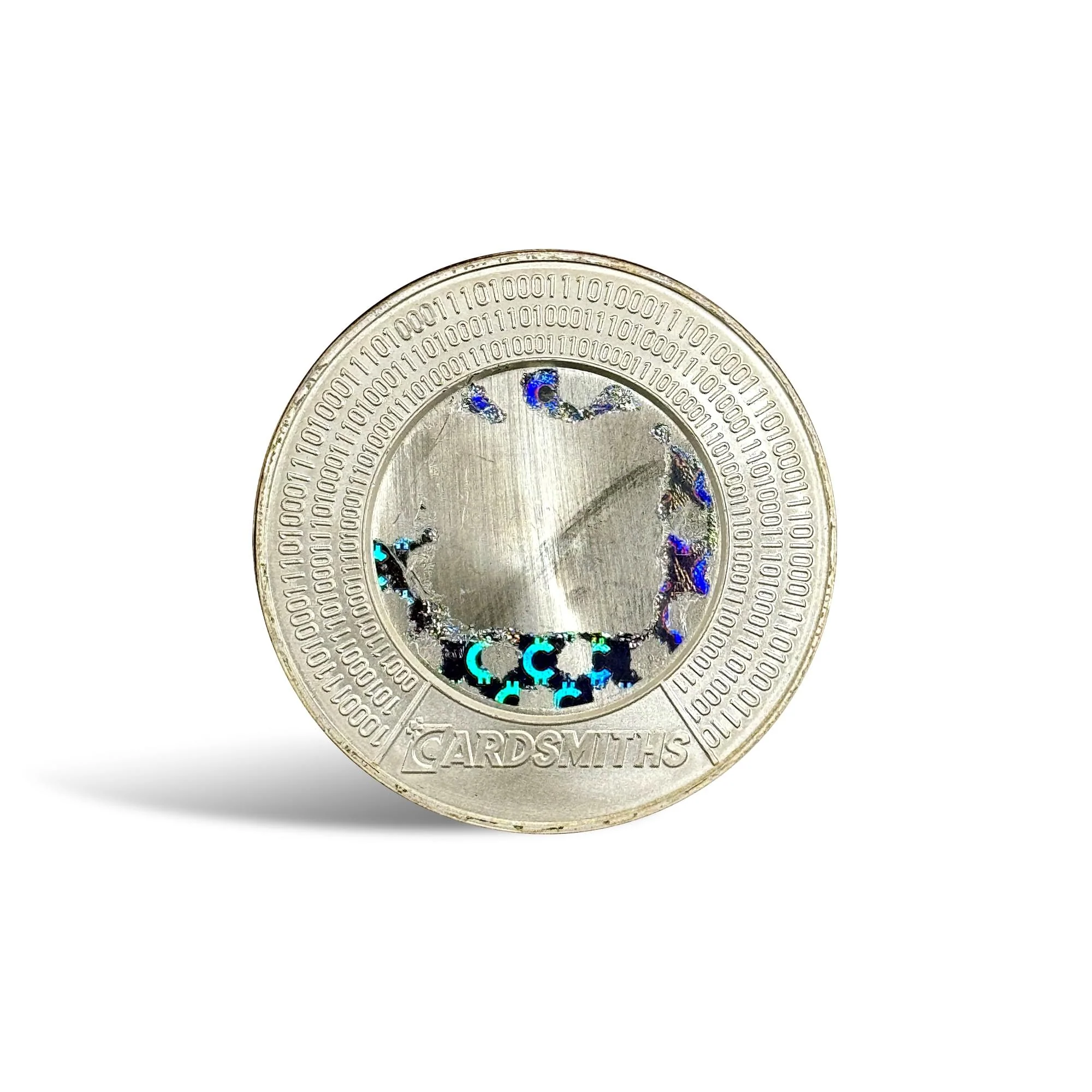 Collectible Bitcoin 39mm Silver-Plated Cold Storage Token - Image 4