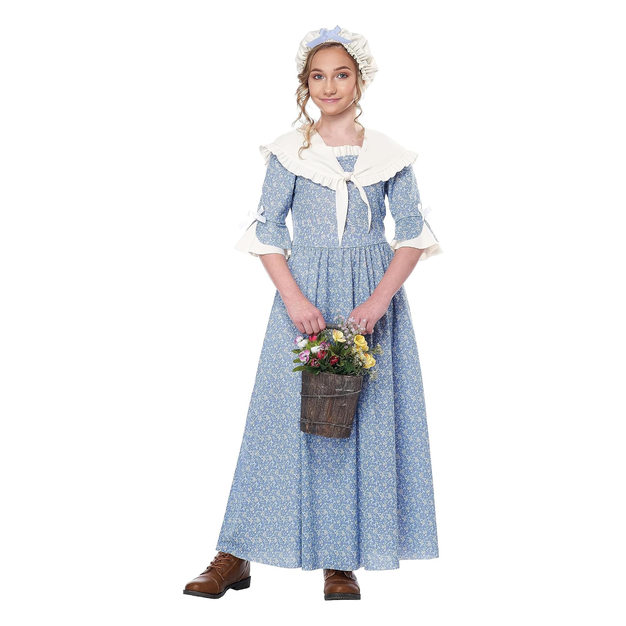 Colonial Village Girl Child Costume - Image 8