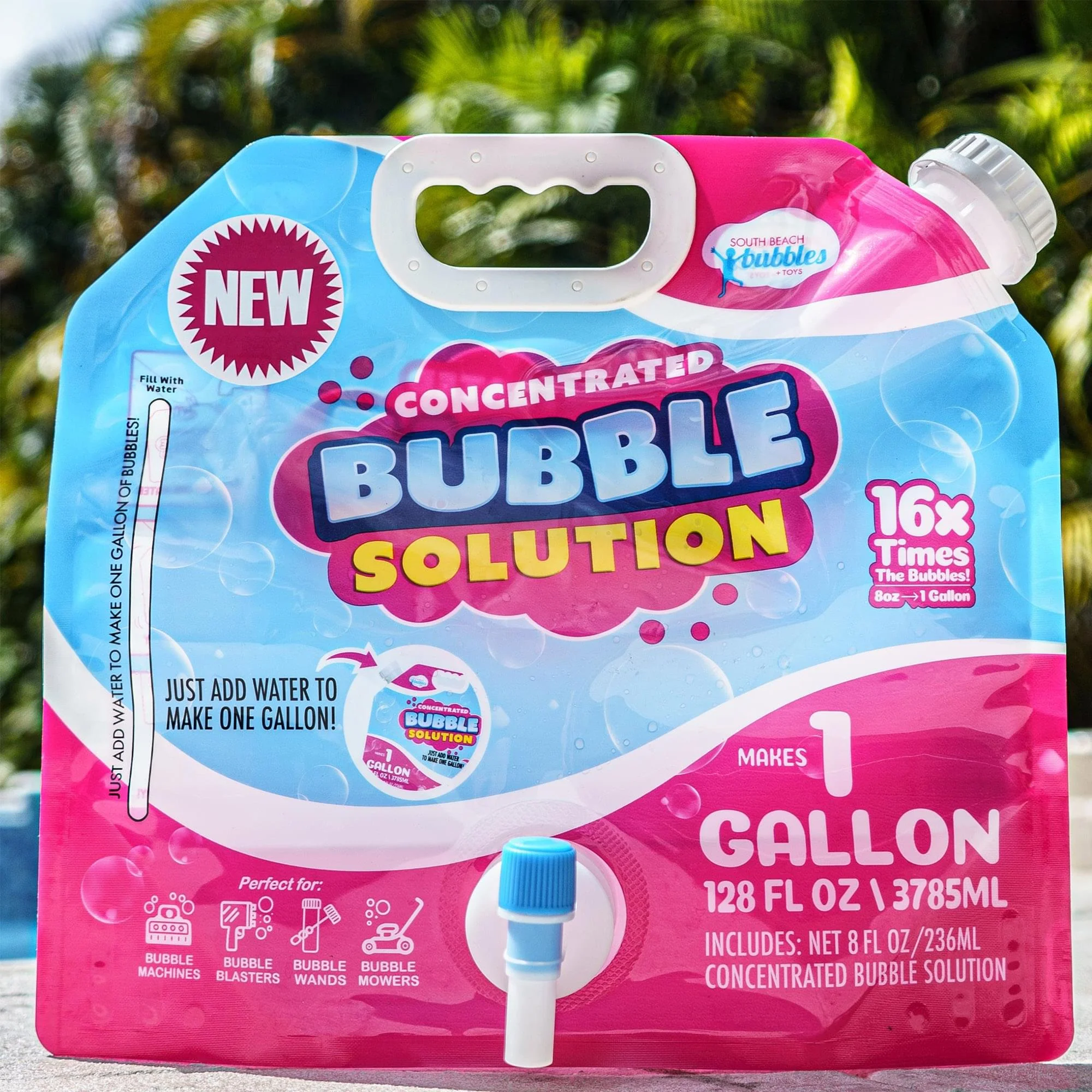 Concentrated Bubble Solution With Dispenser | Makes 1 Gallon - Image 5