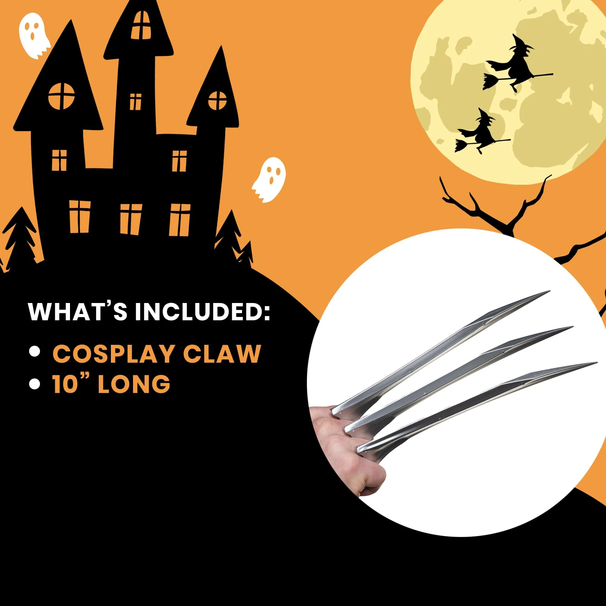 Cosplay Claws 10 Inch Foam Adult Costume Accessory | Set of 2 - Image 4