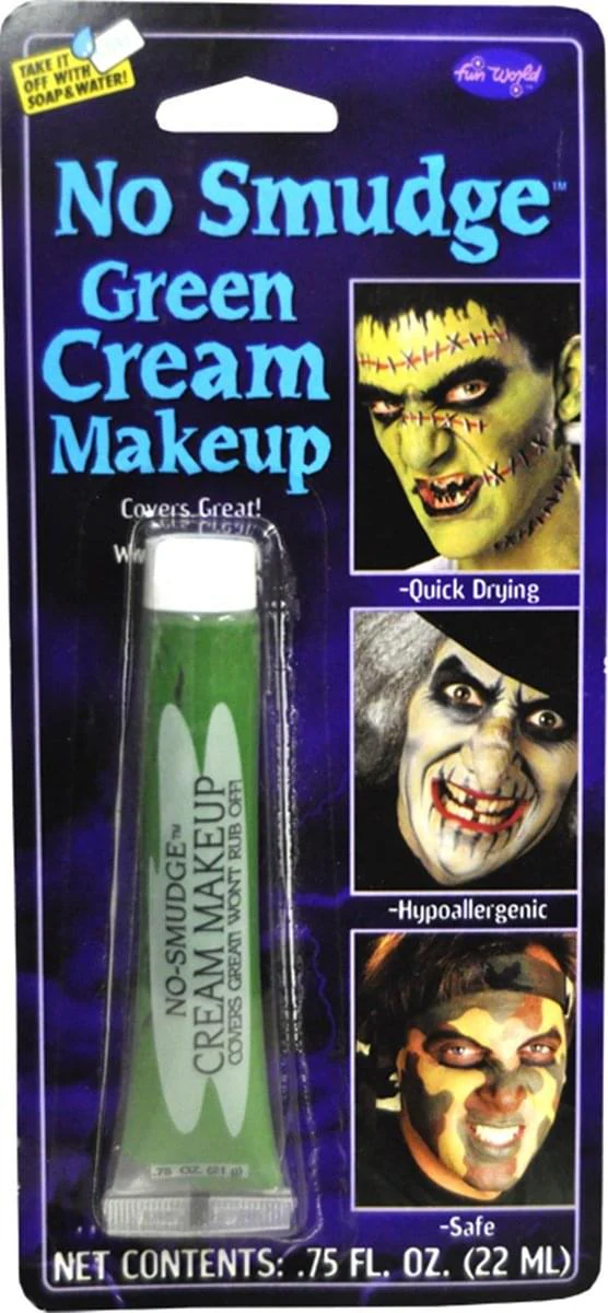 Costume Makeup No Smudge Green