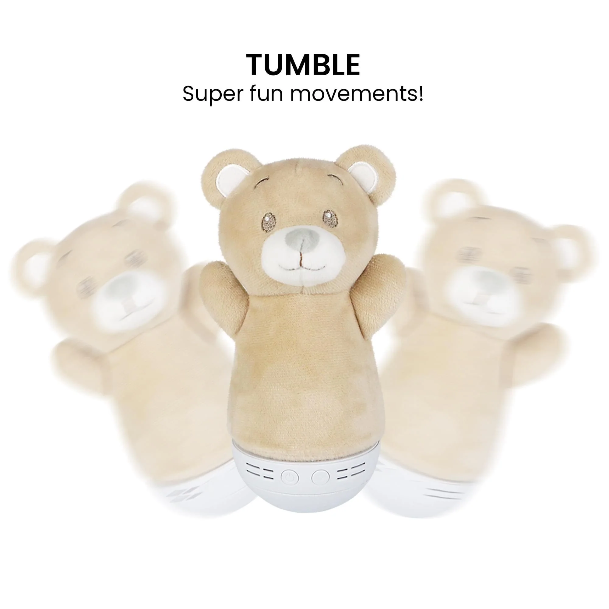 CosyCozy 7 Inch Plush Tumbler Lamp | Bear - Image 2